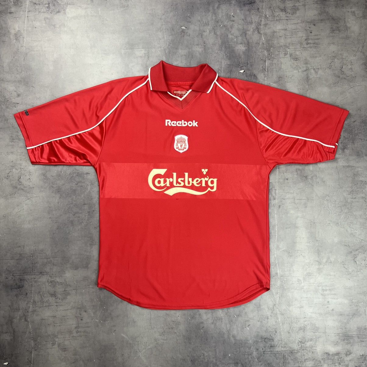 Reebok Rare! Liverpool Reebok 00s Vintage Jersey Shirt Size US M / EU 48-50 / 2 - 2 Thumbnail