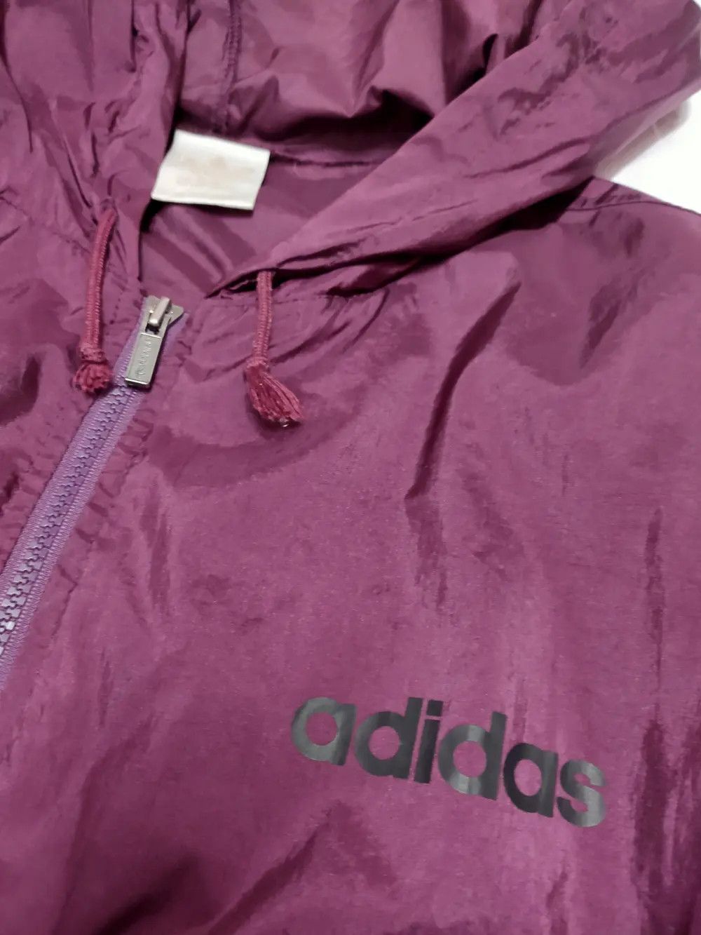 Adidas × Descente × Vintage Vintage Adidas big logo windbreaker jacket Size US L / EU 52-54 / 3 - 3 Thumbnail