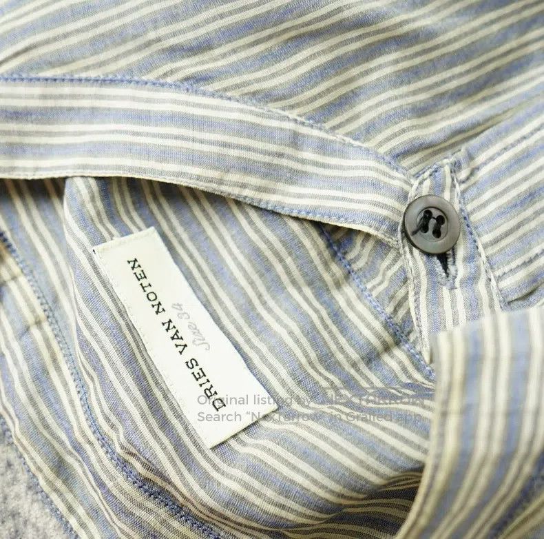 Dries Van Noten Dries Van Noten size:34 Mid-Length Ruched Hem Shirt Dress Size S / US 4 / IT 40 - 7 Thumbnail
