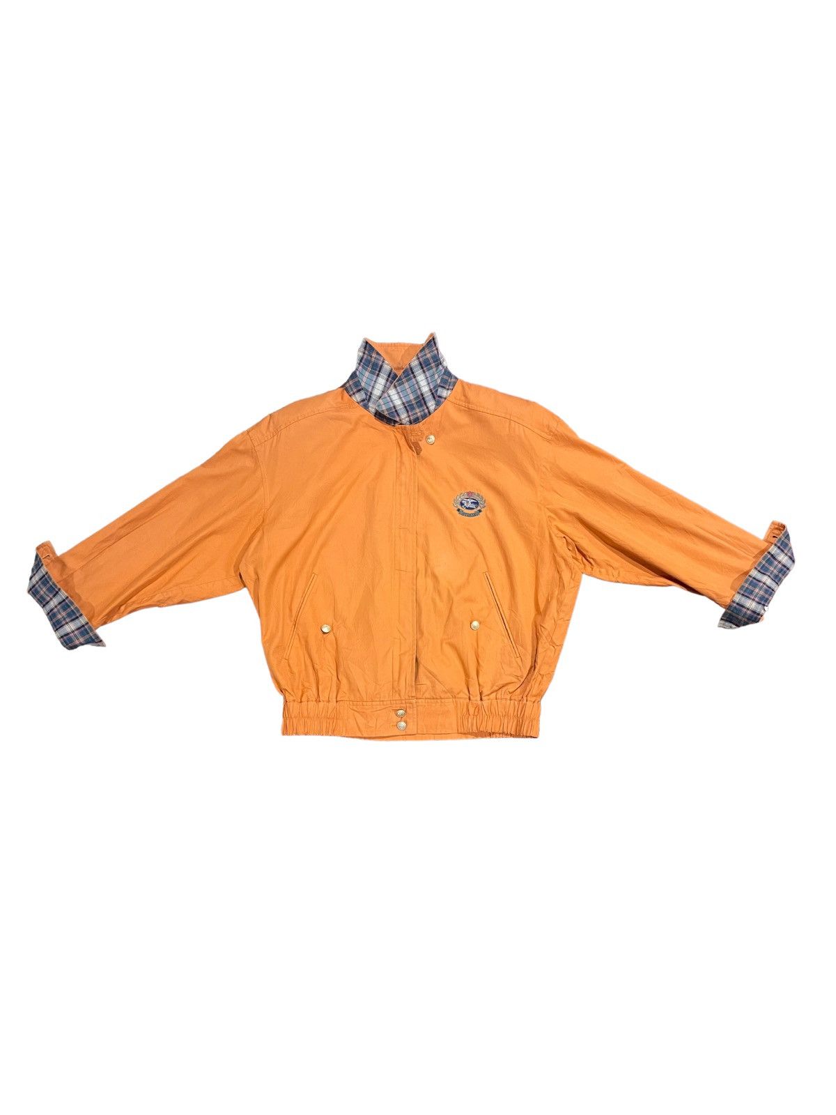 Burberry Burberrys Vintage 80s Retro Distressed Boxy Jacket Size M / US 6-8 / IT 42-44 - 10 Thumbnail