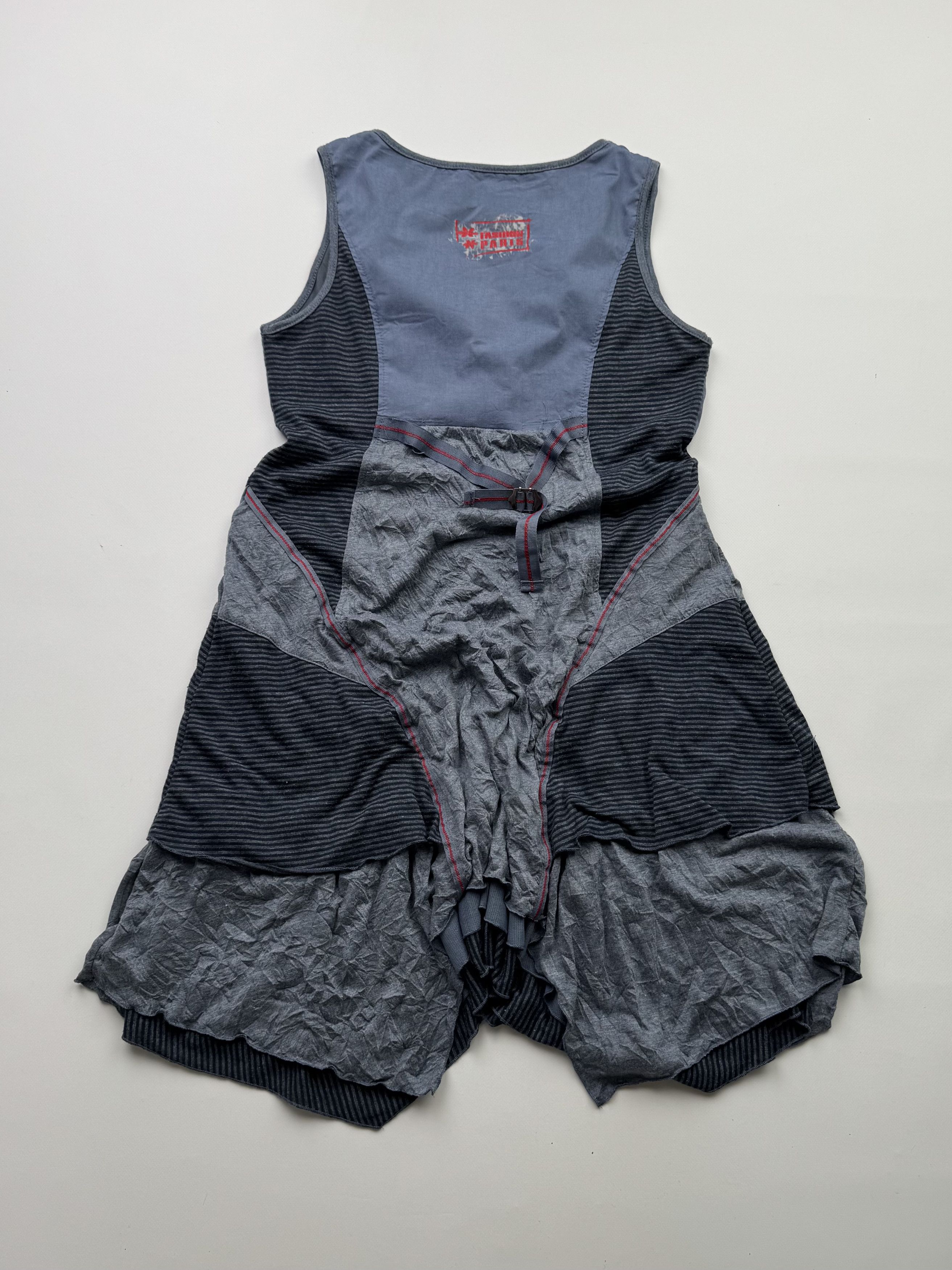 Vintage Vintage Asymmetry Dress B593(V357)E2 Size M / US 6-8 / IT 42-44 - 7 Thumbnail
