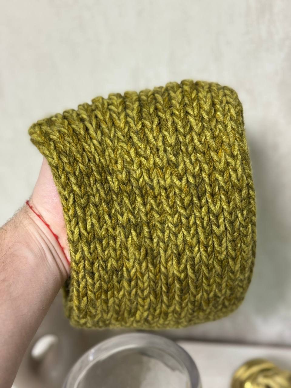 20471120 VTG Knit Throat Buff Custom Hand Made Y2K 00s USA Size ONE SIZE - 2 Thumbnail