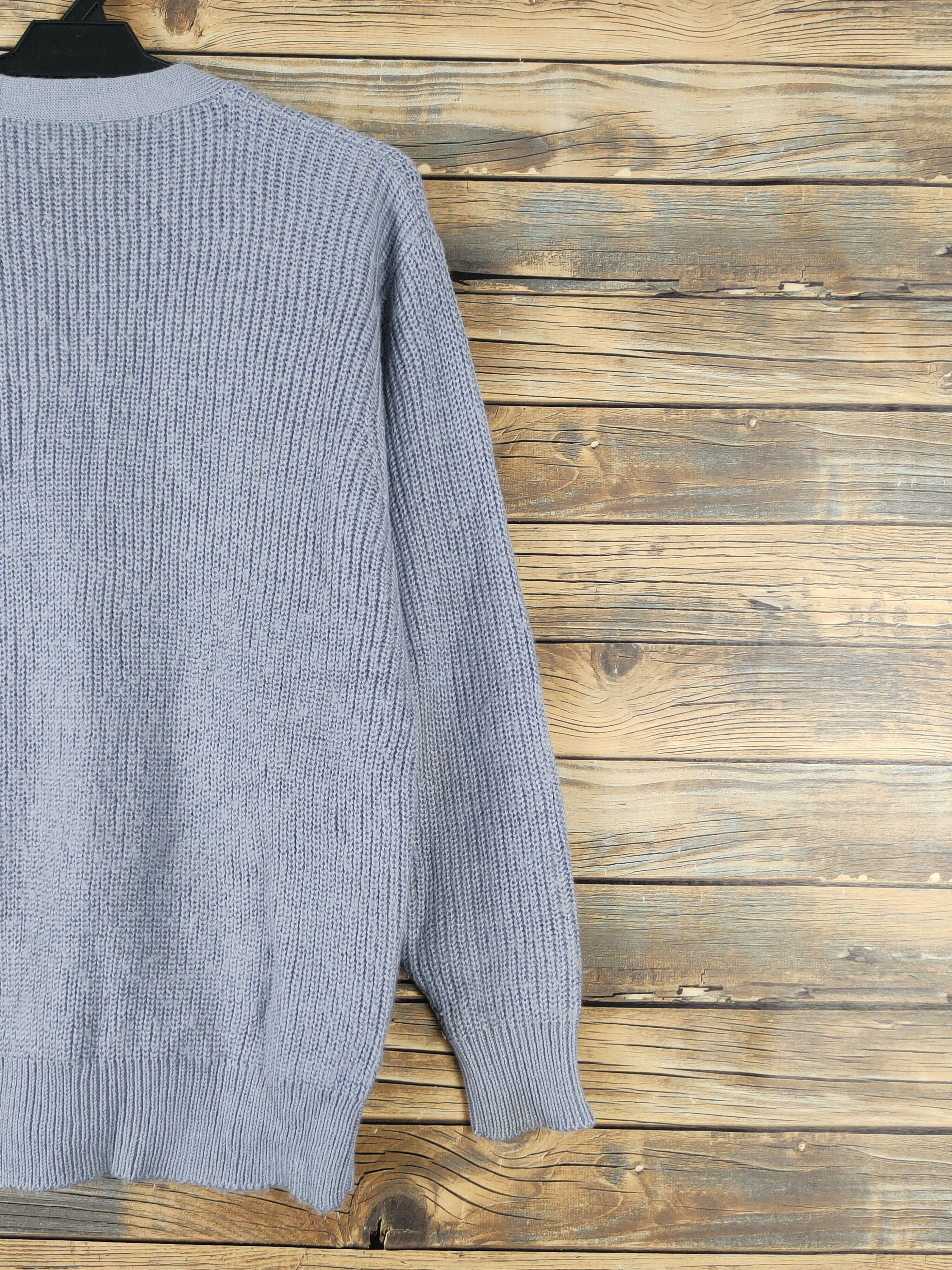 Homespun Knitwear Japanese Brand Blue Knitwear Cardigan #W1648 Size M / US 6-8 / IT 42-44 - 9 Thumbnail