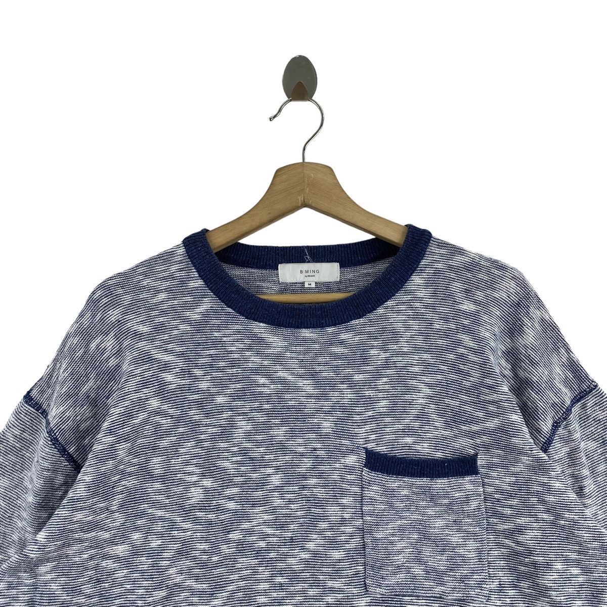 Japanese Brand B:MING By BEAMS Japanese Brand Navy Sweatshirt Size US M / EU 48-50 / 2 - 2 Thumbnail