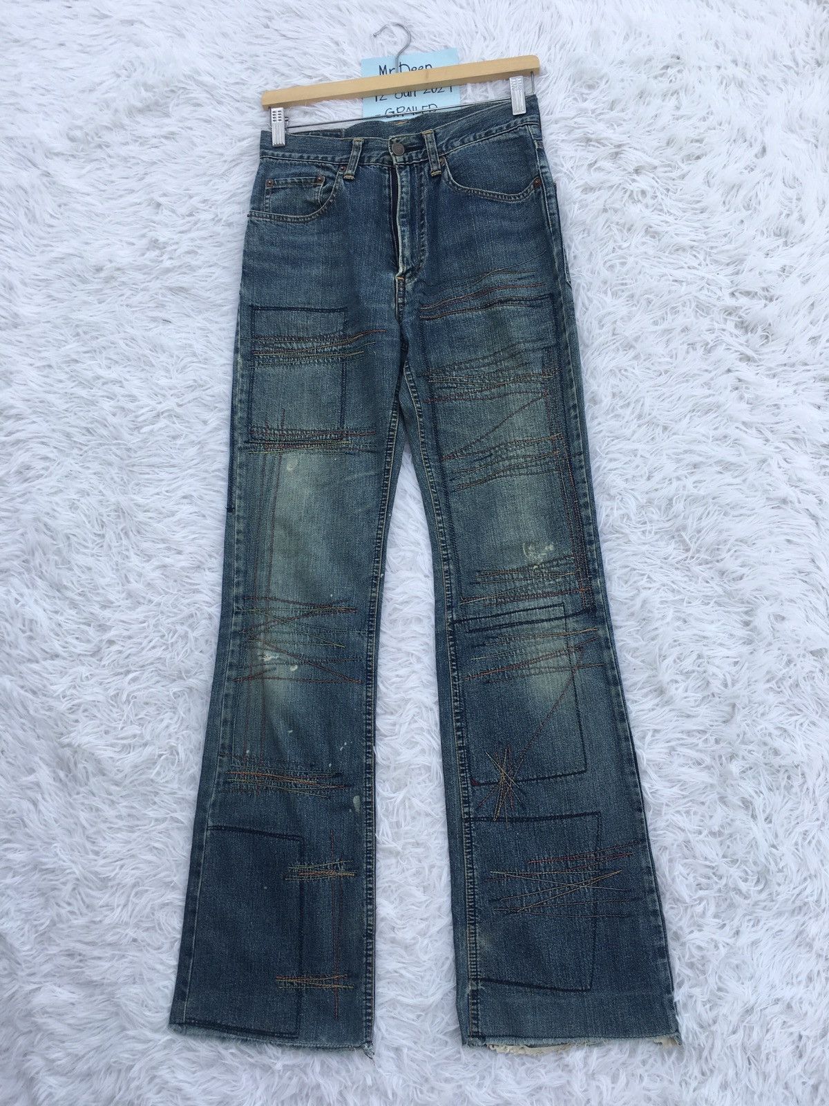Hysteric Glamour Rare Vintage Hysteric Glamour Kinky Patchwork Jeans Size 28" / US 6 / IT 42 - 3 Thumbnail