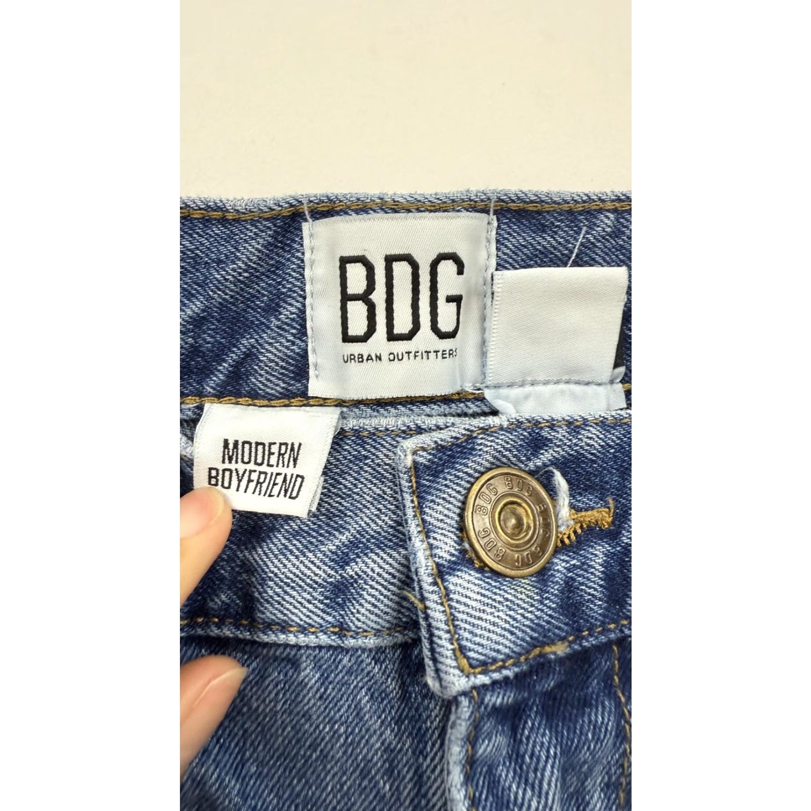 Bdg BDG Jeans Women's 26x30 Blue Modern Boyfriend Denim Relaxed Fit 100% Cotton W26 L30 Womens Size 26" / US 2 / IT 38 - 4 Thumbnail