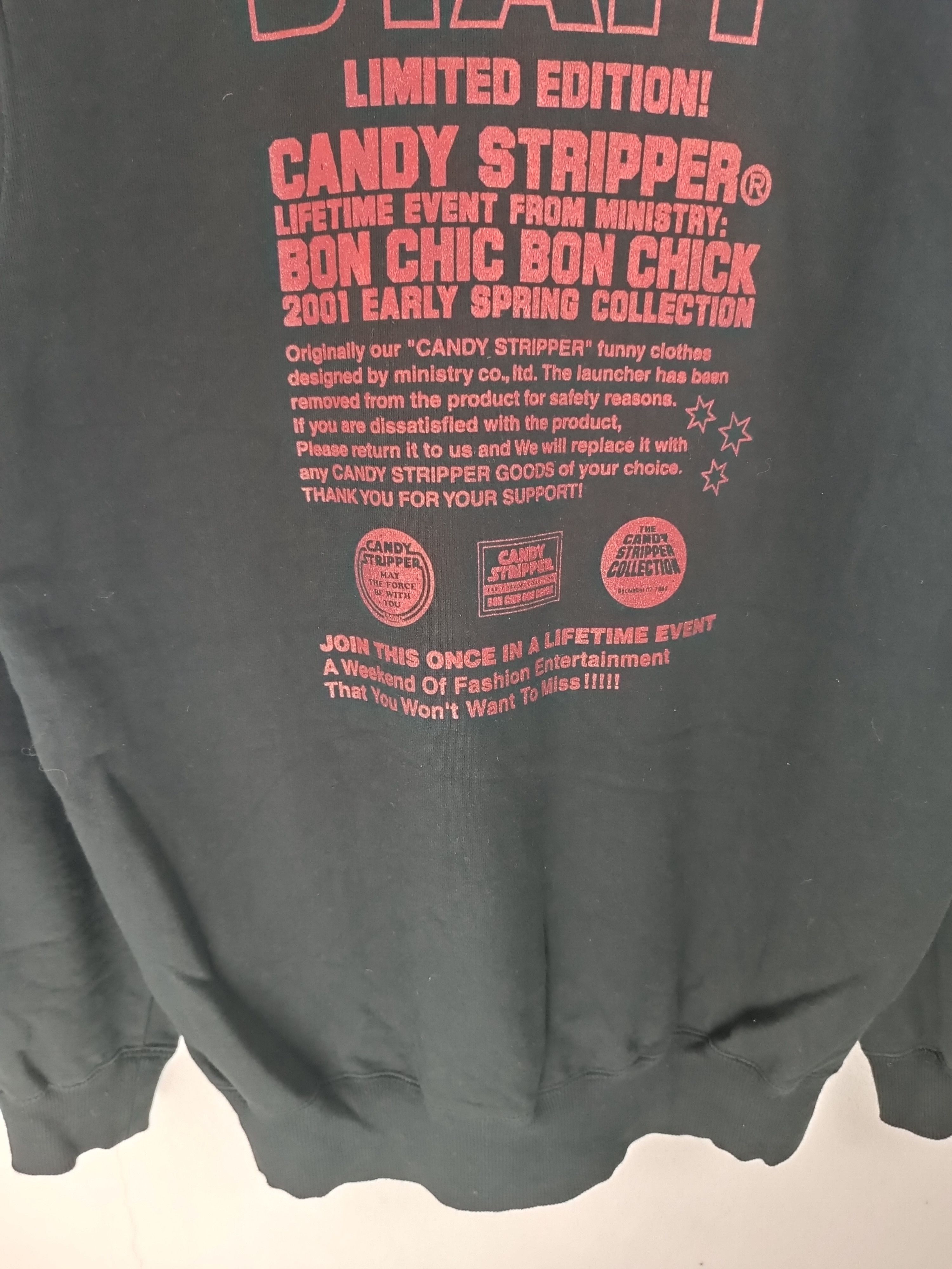 Japanese Brand VINTAGE 2001 CANDY STRIPPER SPRING COLLECTION SUPER RARE Size US M / EU 48-50 / 2 - 14 Thumbnail