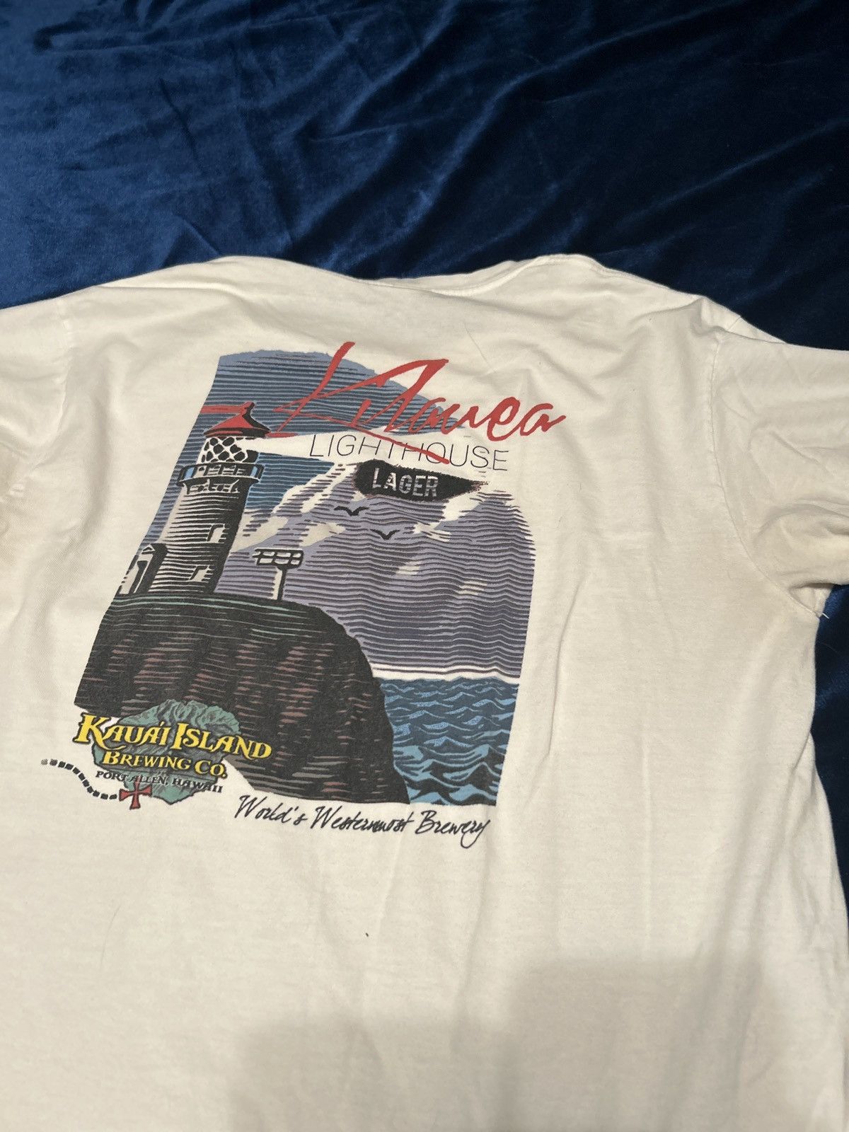 Vintage Vtg crazy shirts Kauai island brewing co t shirt sz M Size US M / EU 48-50 / 2 - 3 Thumbnail