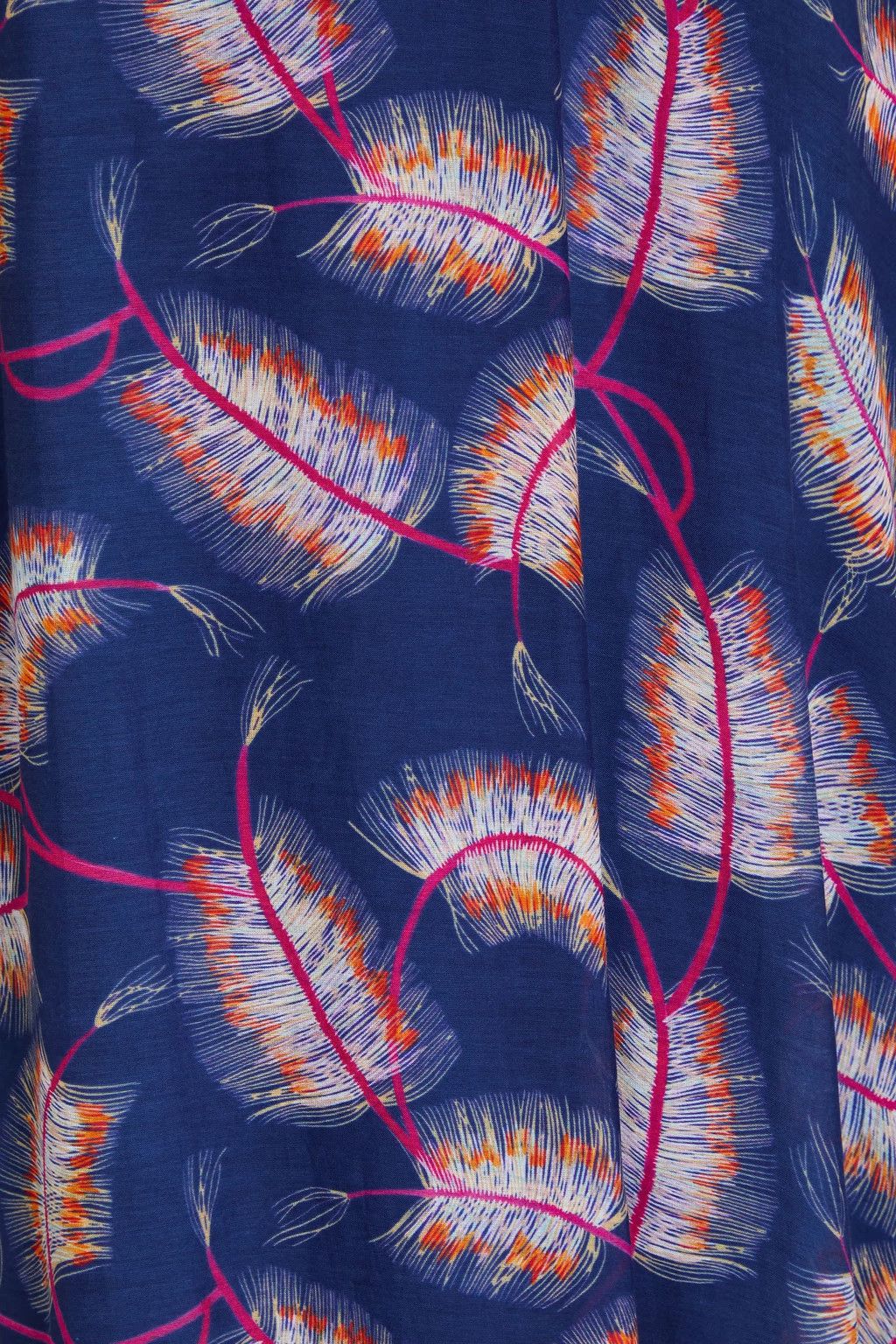 Other o1s22i1n0924 Cotton Silk Emma Maxi Dress in Blue Size M / US 6-8 / IT 42-44 - 4 Thumbnail