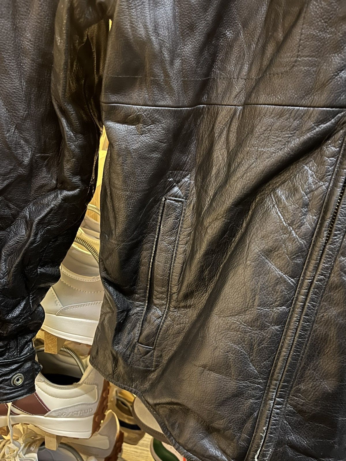 Harley Davidson × Vintage Harley Davidson Leather Jacket!! Size US M / EU 48-50 / 2 - 9 Thumbnail