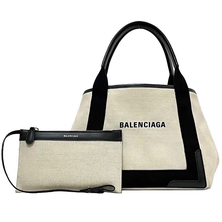 Balenciaga Tote Bag Neutrals Cotton, Women's