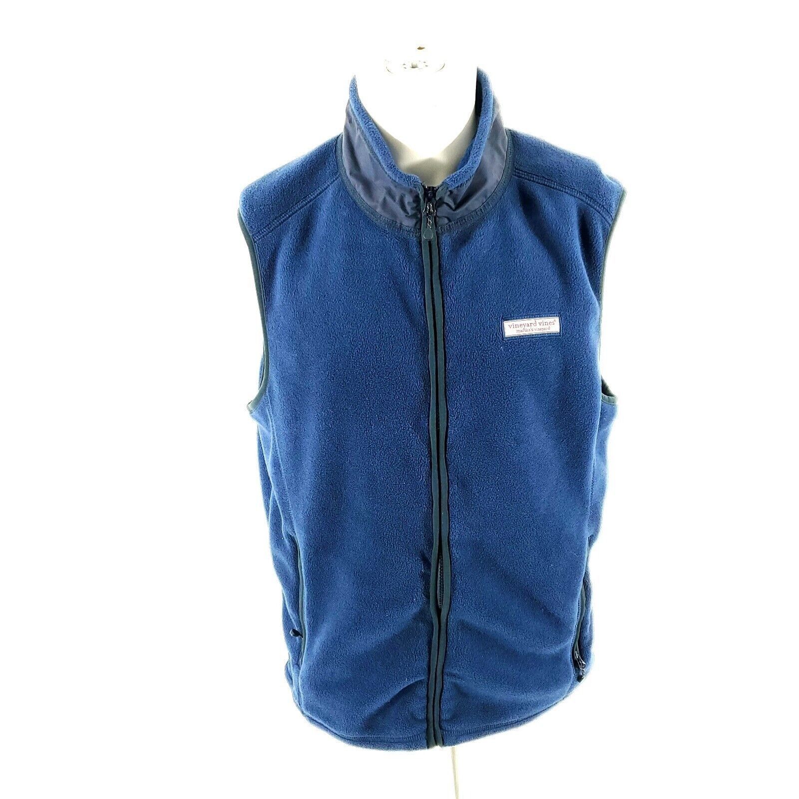 Vineyard Vines Vineyard Vines Martha's Vineyard Blue Full Zip Sweater Vest Size US M / EU 48-50 / 2 - 1 Thumbnail