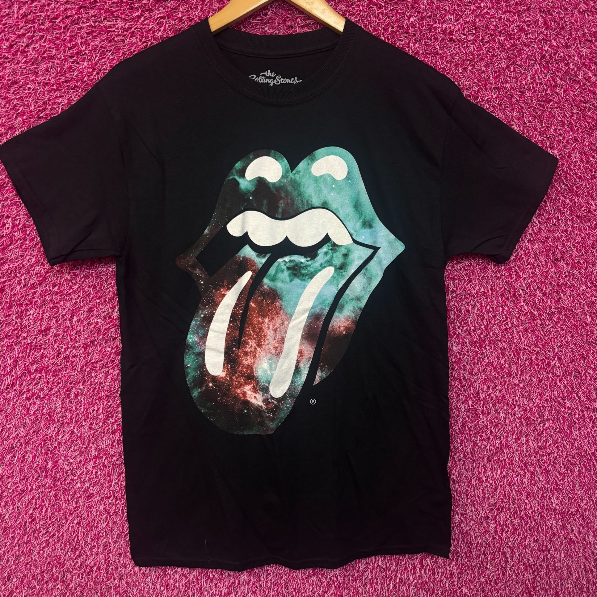 Band Tees × The Rolling Stones The Rolling Stones Cosmic Space Hot Lips Rock n Roll Tee M Size US M / EU 48-50 / 2 - 1 Thumbnail
