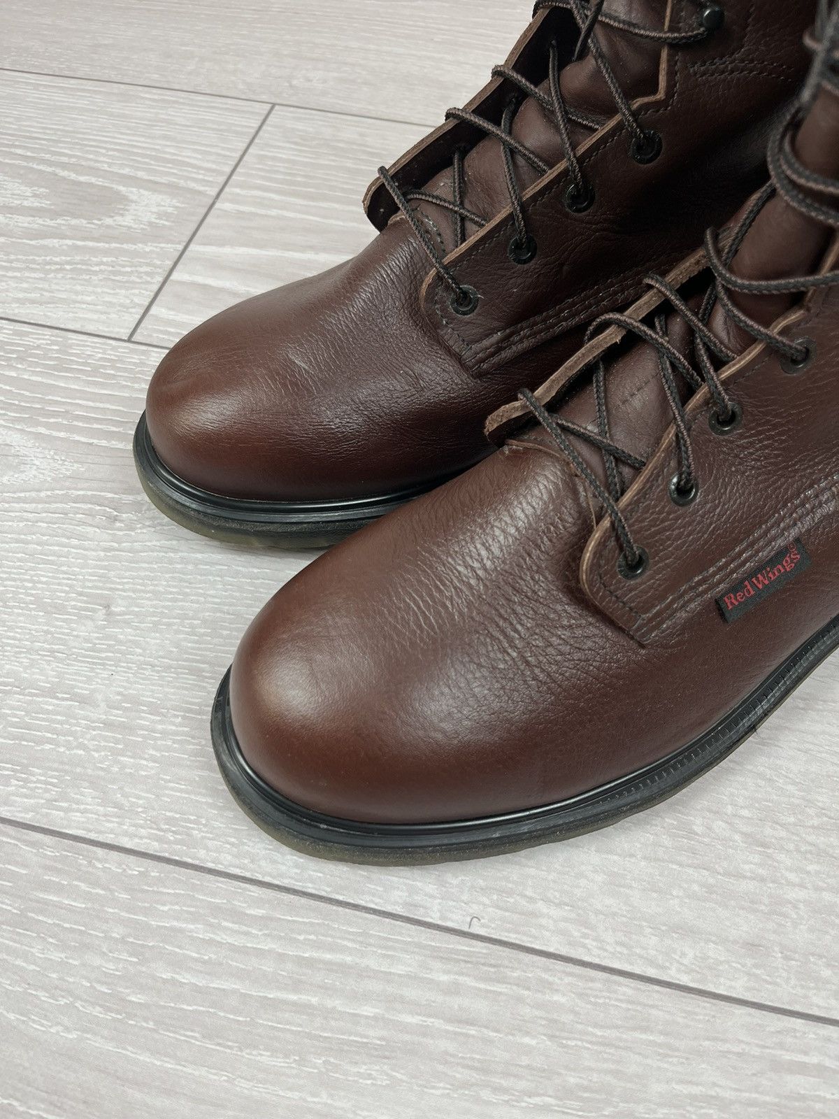Red Wing Red Wing Industrial Brown Leather Working Boots Size US 11.5 / EU 44-45 - 16 Thumbnail