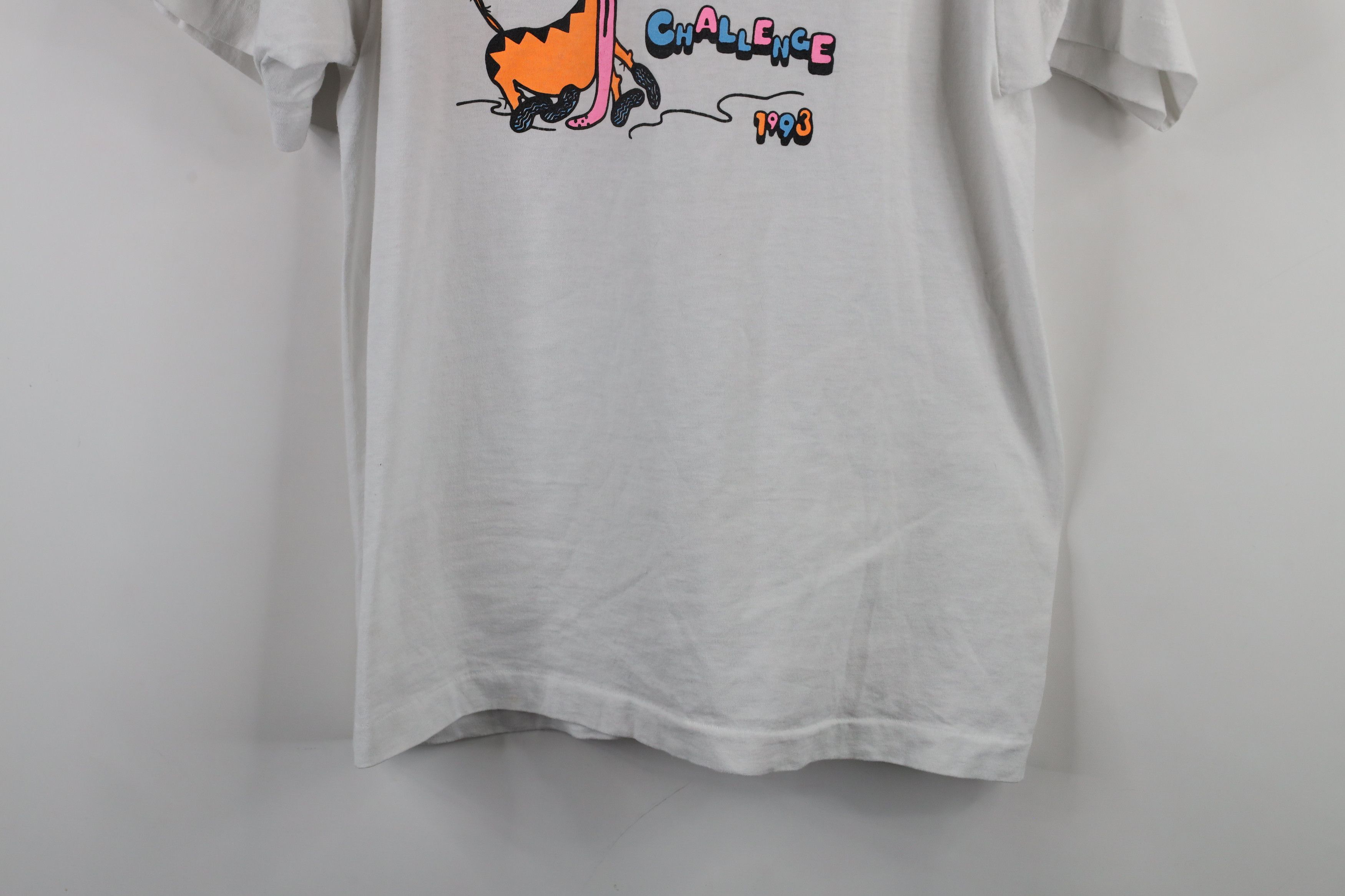 Vintage Vintage 90s Magnavox 5k Challenge Road Race Running T-Shirt Size US L / EU 52-54 / 3 - 3 Thumbnail