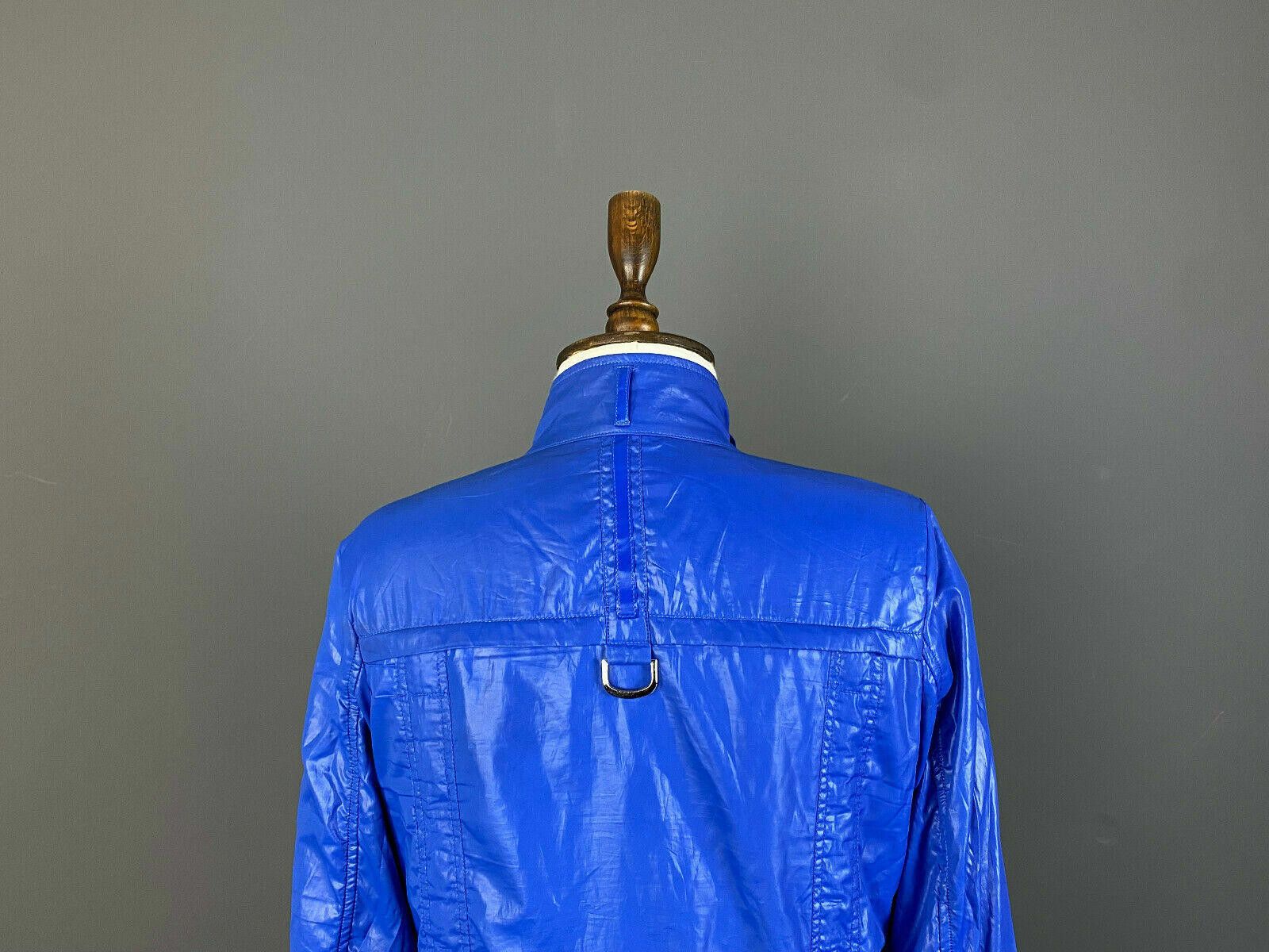 Designer Ladies Max Mara Italy Blue Full Zip Jacket Size 4 Size S / US 4 / IT 40 - 7 Thumbnail