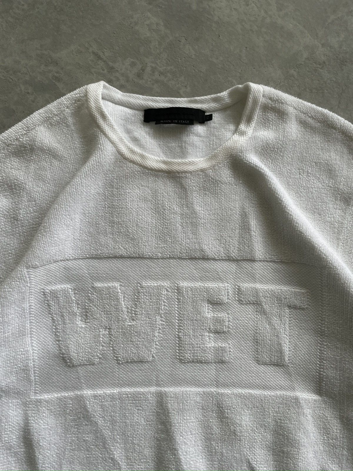 Alexander Wang × Designer SS16 Terrycloth Knit “WET” Alexander Wang L/S Crewneck Size XS / US 0-2 / IT 36-38 - 2 Thumbnail