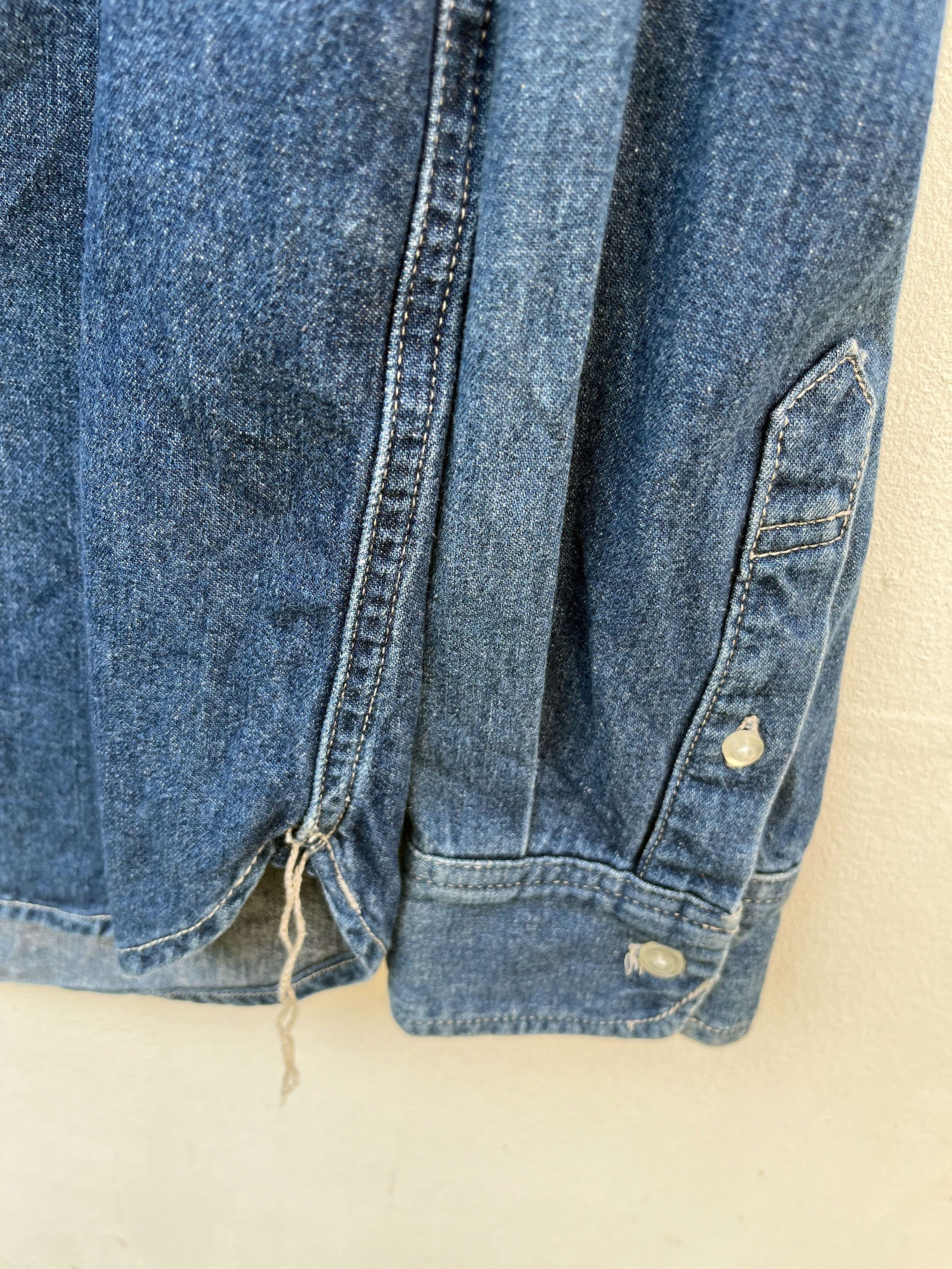 Big John × Japanese Brand WorldWorkers Heritage Big John Pulll Over Denim Shirt Size US M / EU 48-50 / 2 - 3 Thumbnail