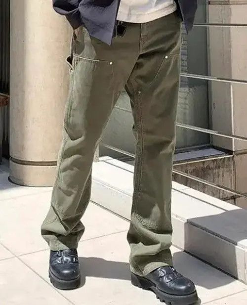 Japanese Brand High Street Cargo Pant Frayed Straight Jean Size US 30 / EU 46 - 1 Thumbnail