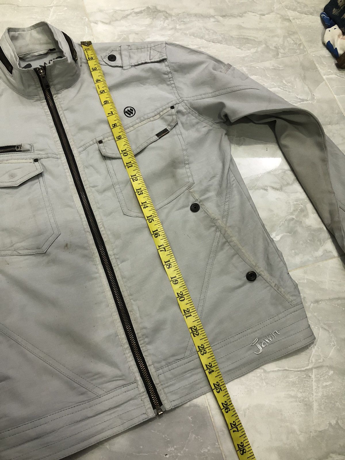 Japanese Brand Jawin Stretch Slim Workwear Jacket Size US M / EU 48-50 / 2 - 22 Thumbnail