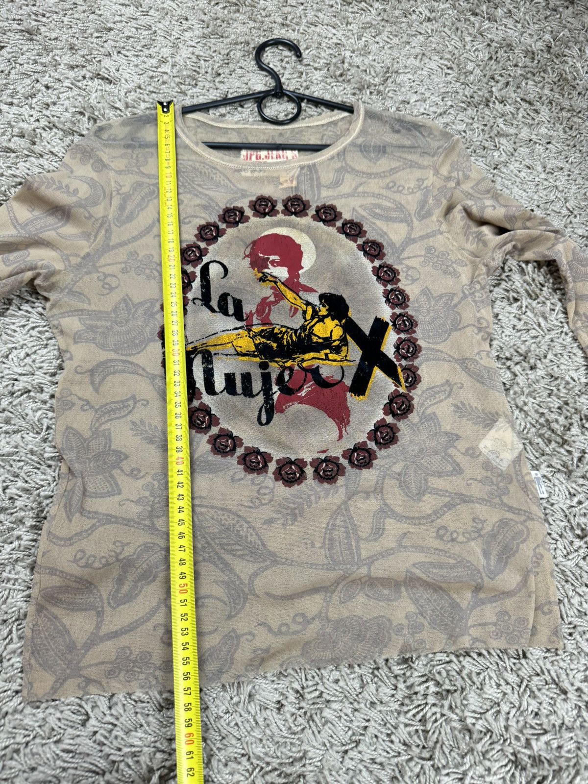 Vintage Jean Paul Gaultier mesh top La Mujer original item