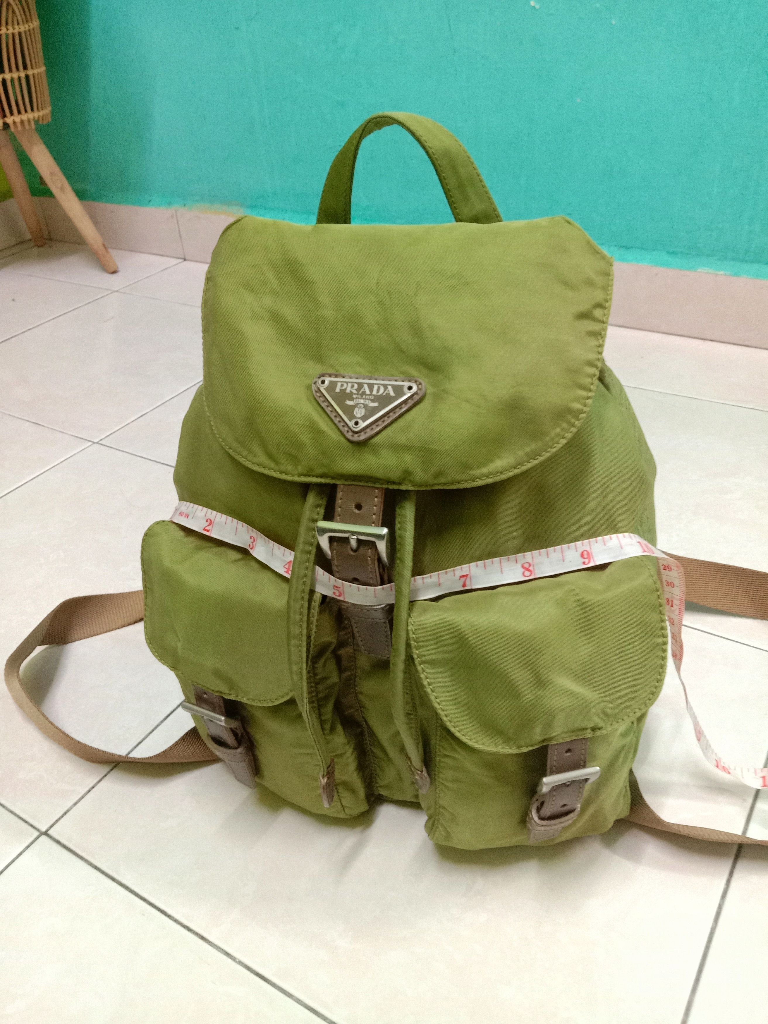 Prada Authentic Prada Small Size Nylon Backpack Size ONE SIZE - 12 Thumbnail