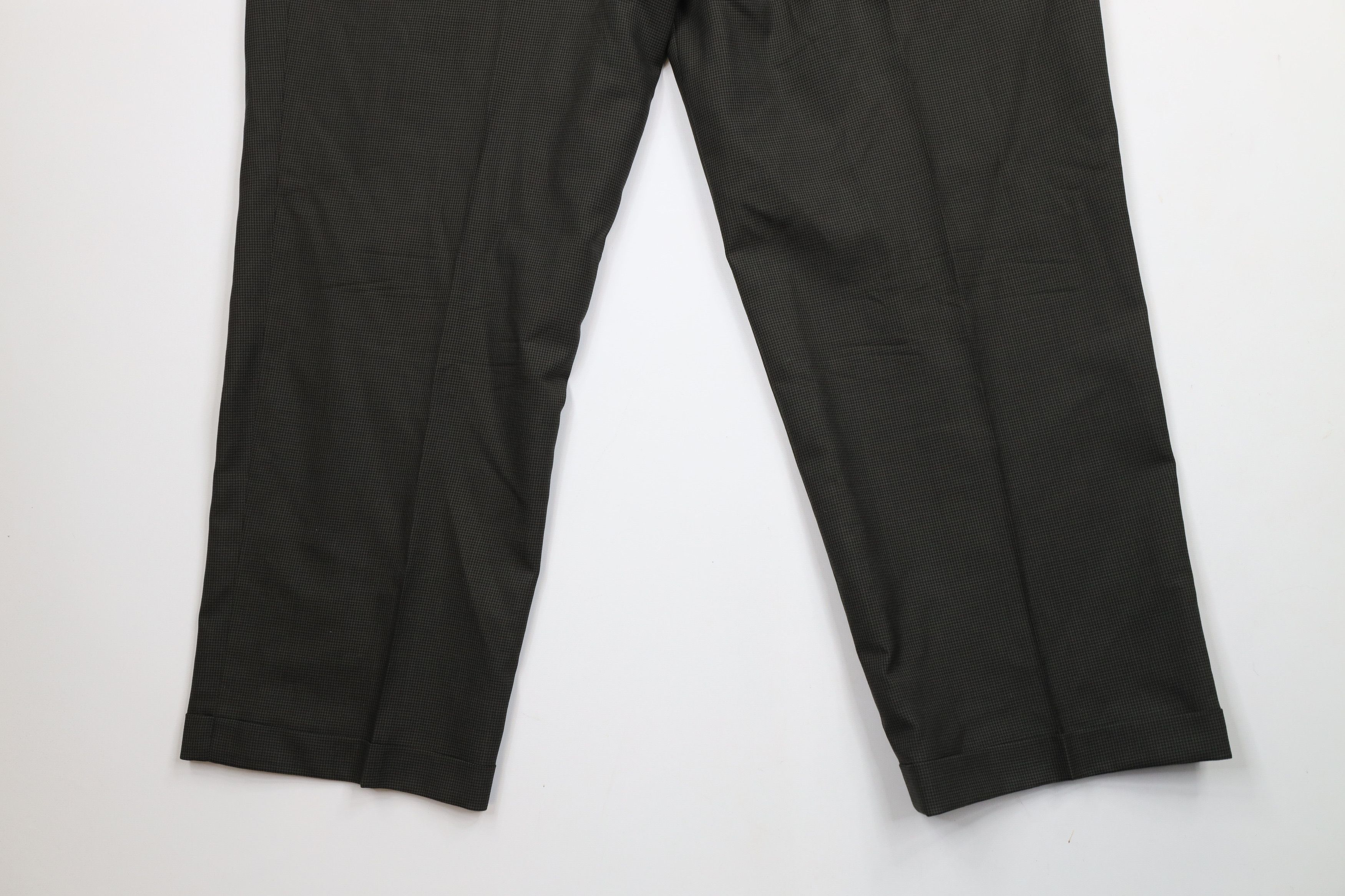 Vintage Vintage 90s Streetwear Houndstooth Wide Leg Chino Pants Size US 38 / EU 54 - 12 Thumbnail
