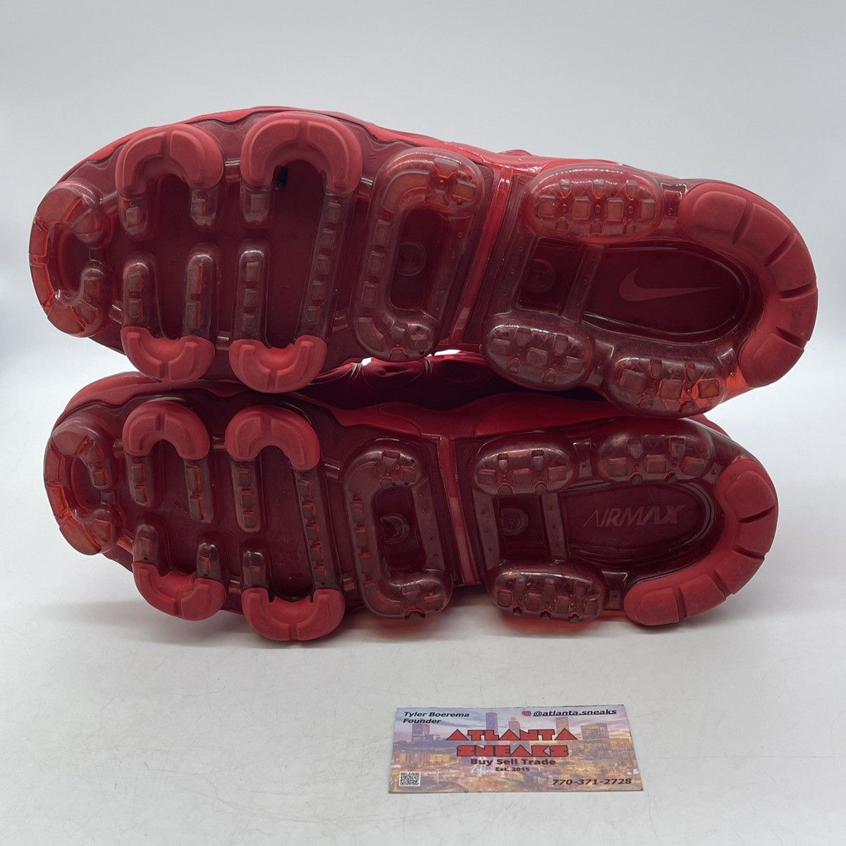 Nike Air vapormax triple red Size US 11.5 / EU 44-45 - 7 Thumbnail