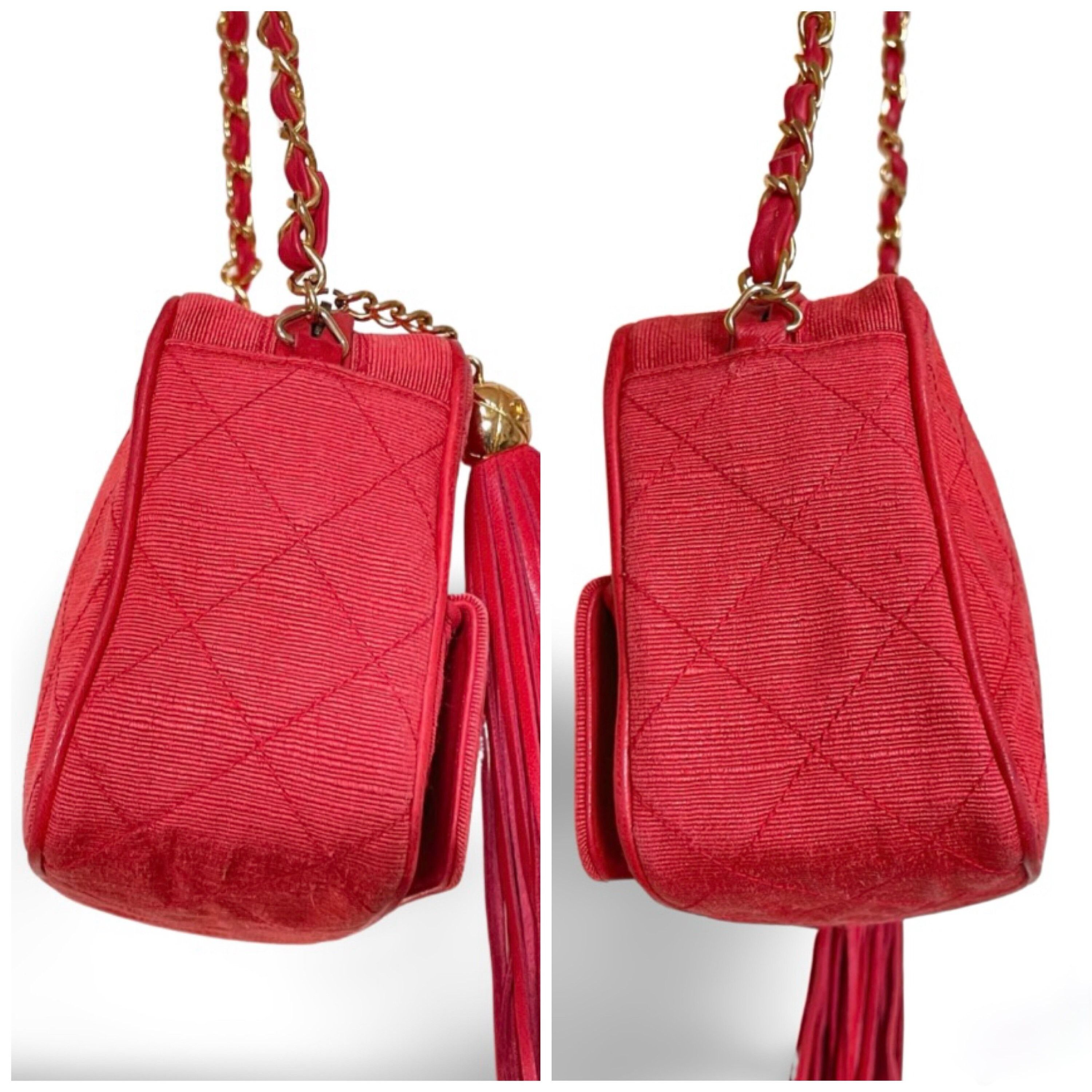 Chanel Vintage CHANEL red canvas camera bag style shoulder bag Size ONE SIZE - 5 Thumbnail