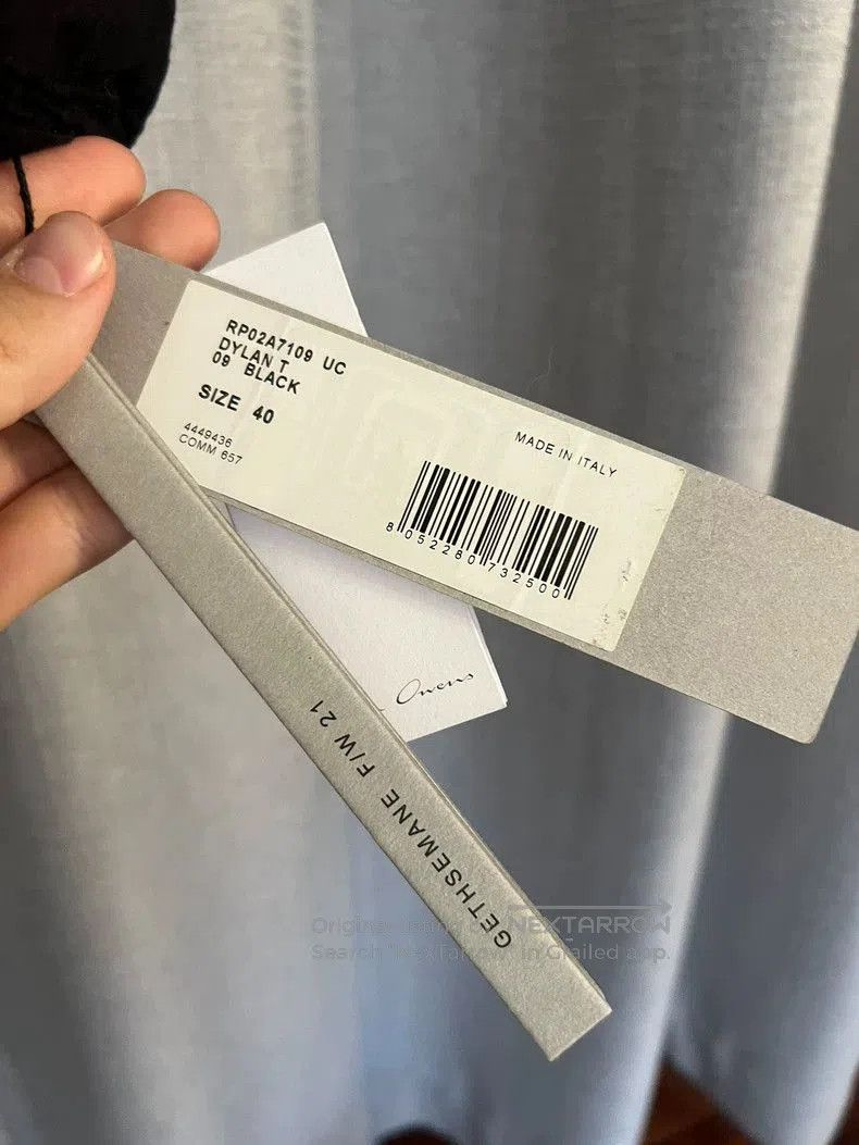 Rick Owens Rick Owens Black T-Shirt with Tags. Size US M / EU 48-50 / 2 - 2 Thumbnail