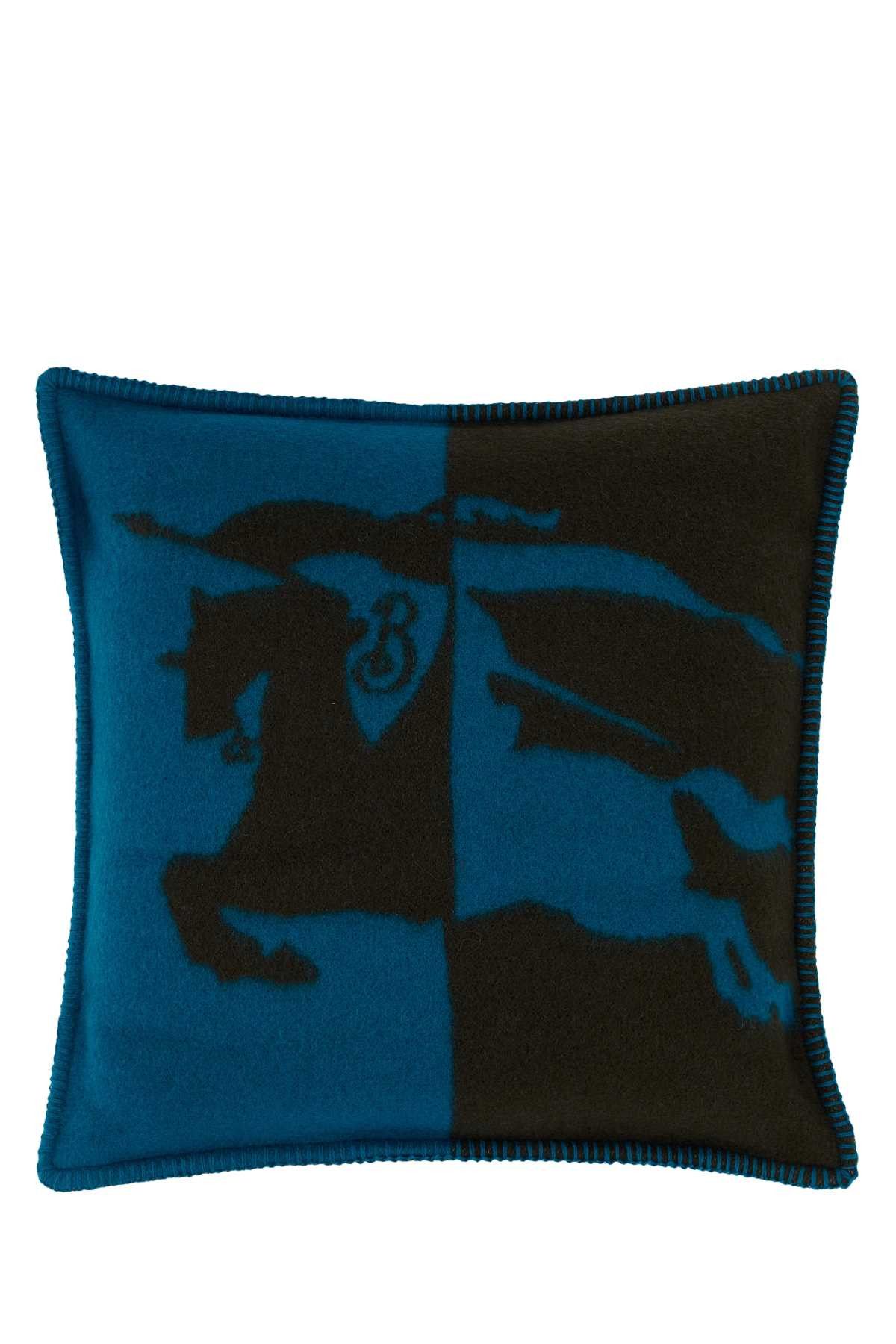Burberry Two-Tone Wool Pillow Size ONE SIZE - 1 Thumbnail