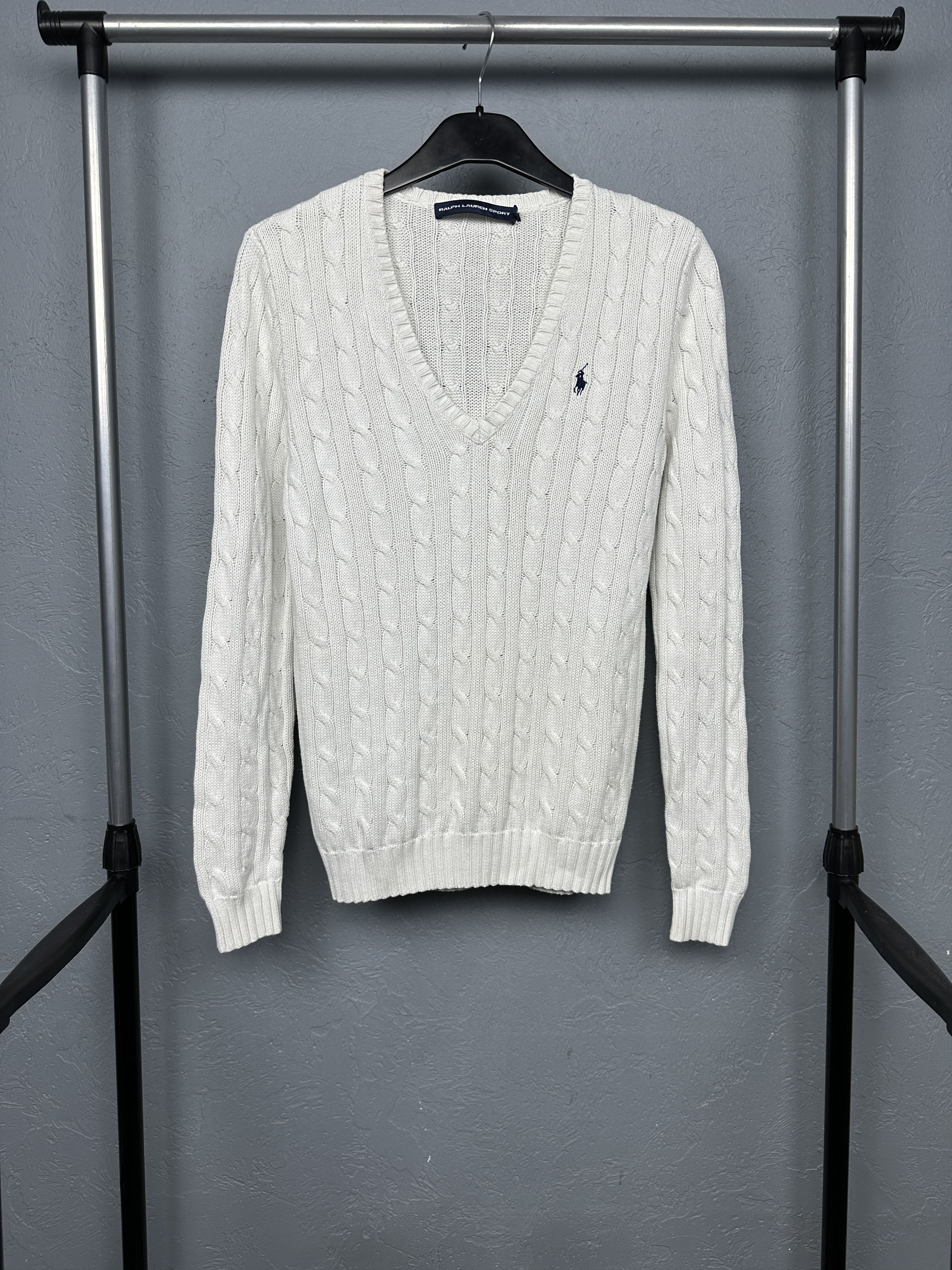 Polo Ralph Lauren Polo Ralph Lauren Vintage Womens Cable Knit Sweater Size M / US 6-8 / IT 42-44 - 1 Thumbnail