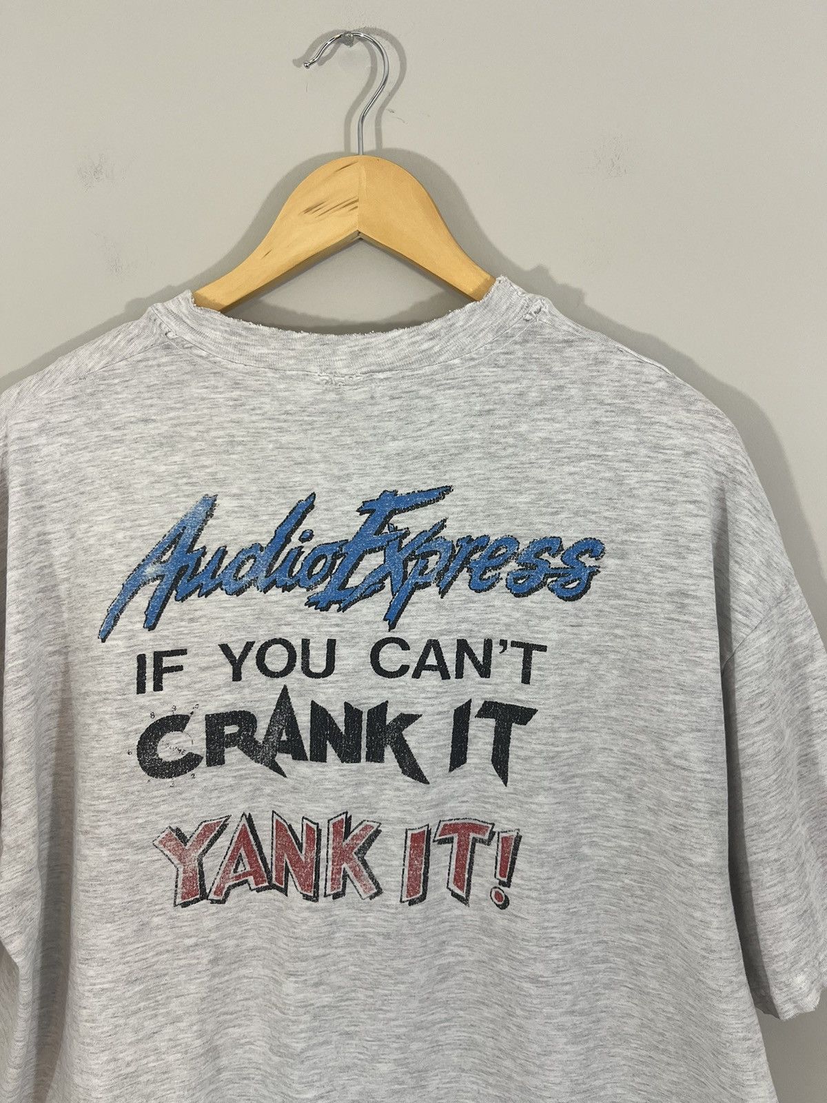 Vintage Thrashed Sex Joke Electronic Store Distressed Humor Tee Size US XL / EU 56 / 4 - 2 Thumbnail