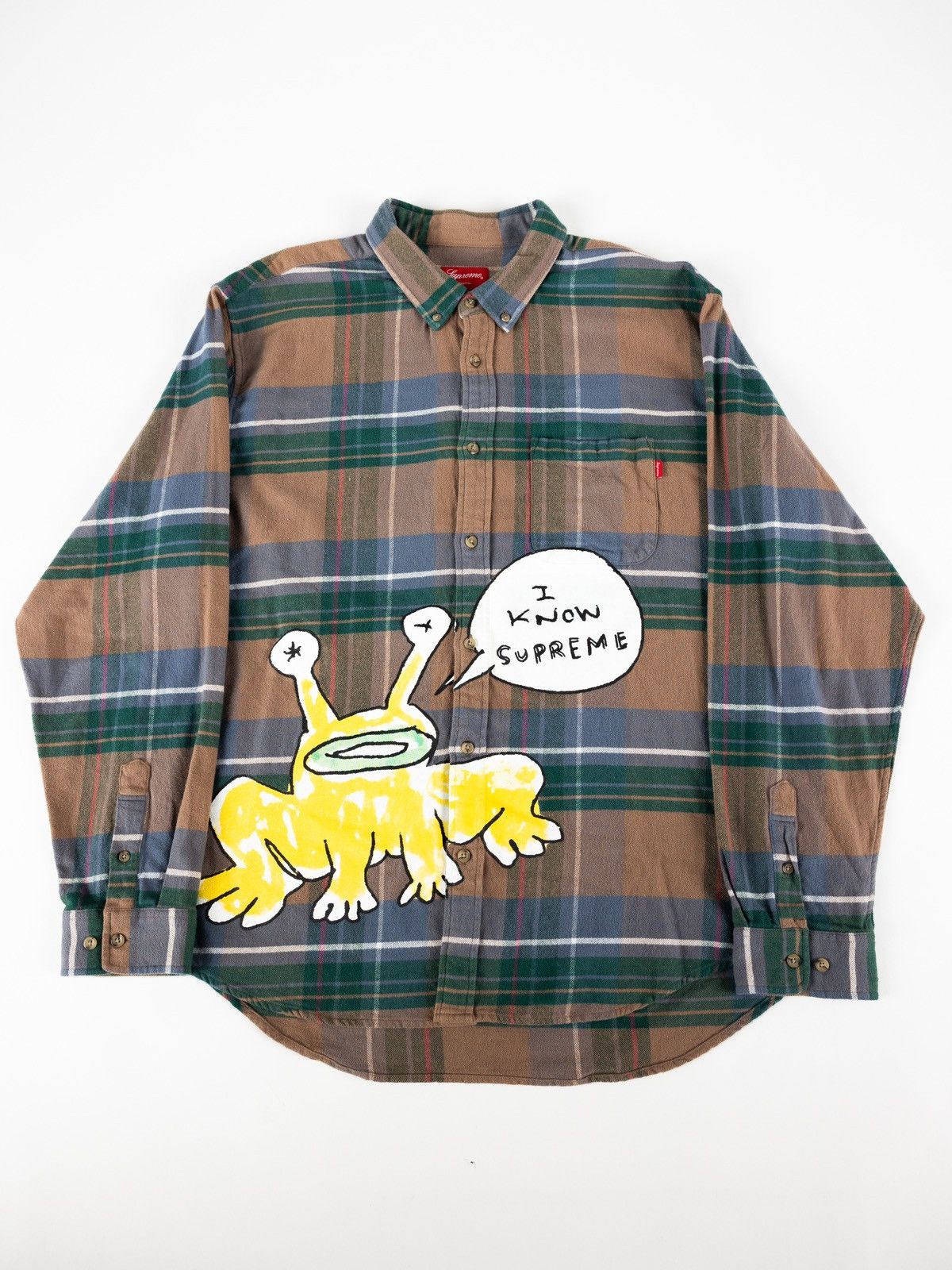 Supreme Supreme Daniel Johnston Plaid Flannel Shirt | Grailed