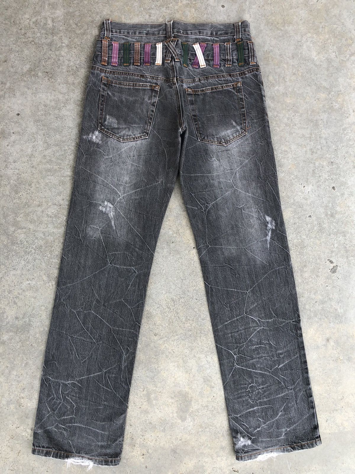 Hysteric Glamour Japanese Nylaus Flared Jeans Distressed Jeans Size US 31 - 2 Thumbnail
