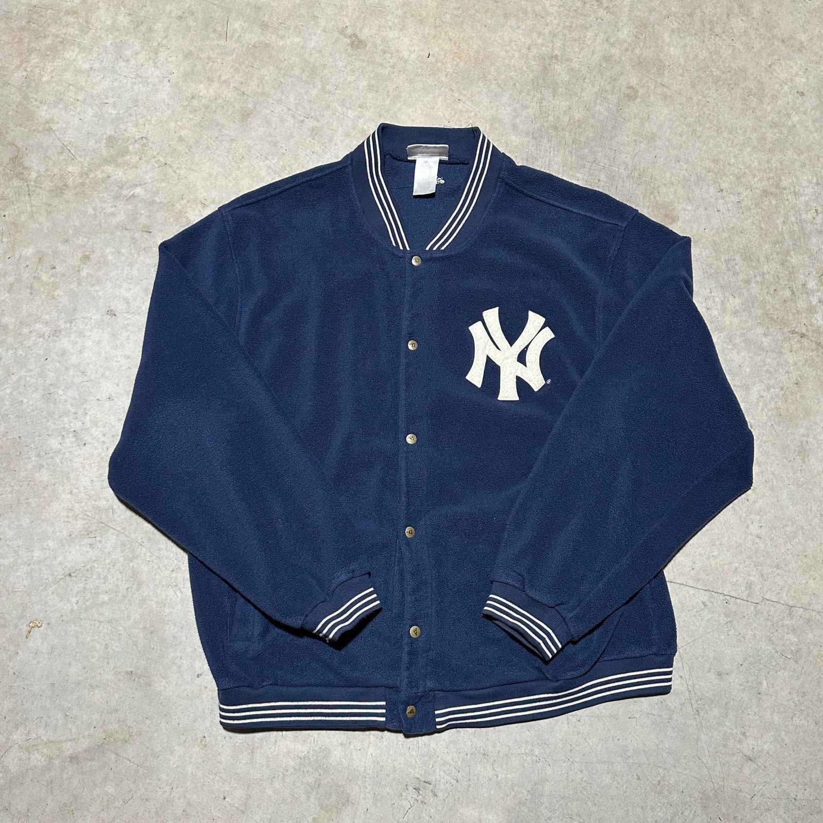 Adidas Vintage Yankees Adidas Fleece Jacket size XXL in Men Size US XXL / EU 58 / 5 - 1 Thumbnail