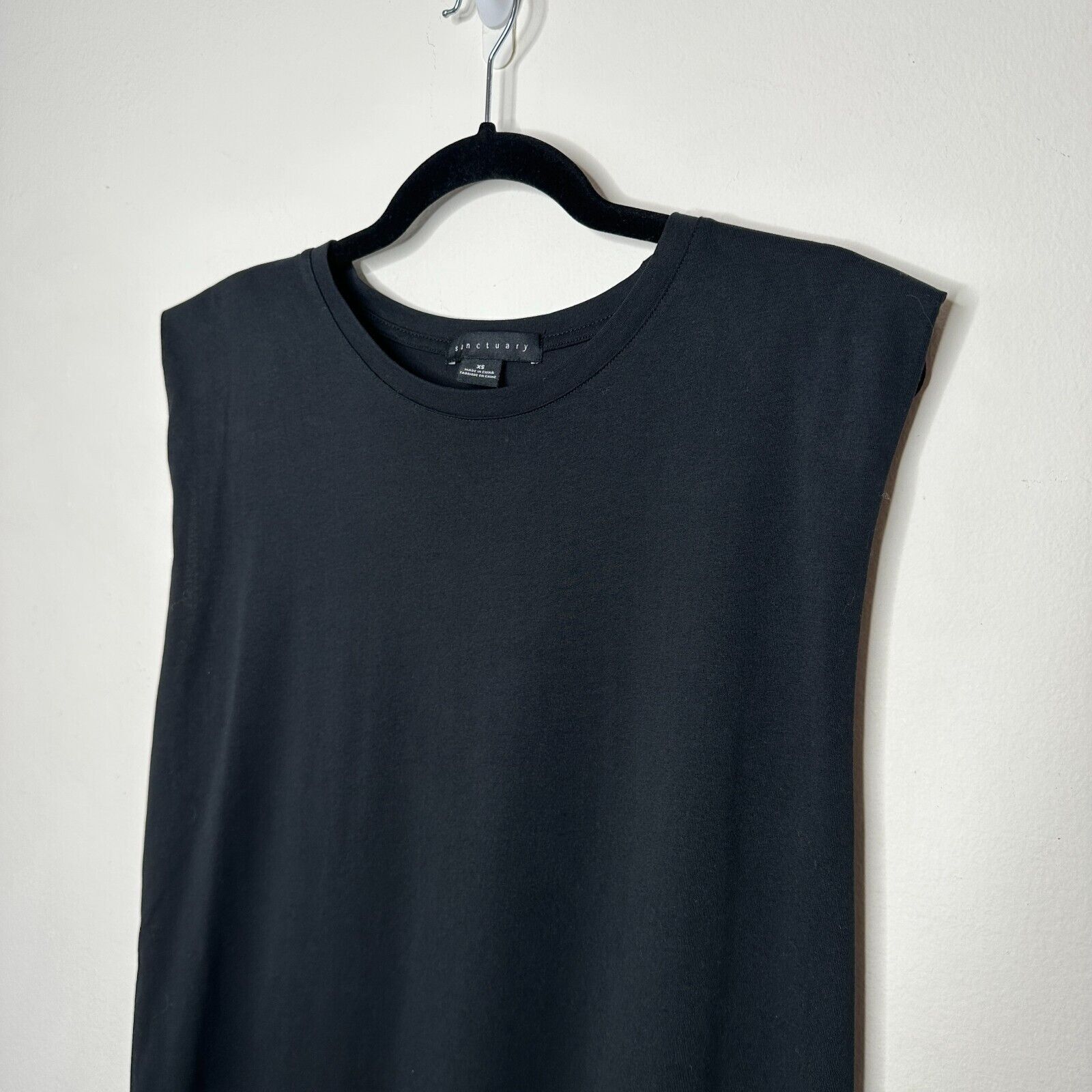 Sanctuary Sanctuary Black Crewneck Sleeveless Drop Armhole Dress XS Size XS / US 0-2 / IT 36-38 - 4 Thumbnail