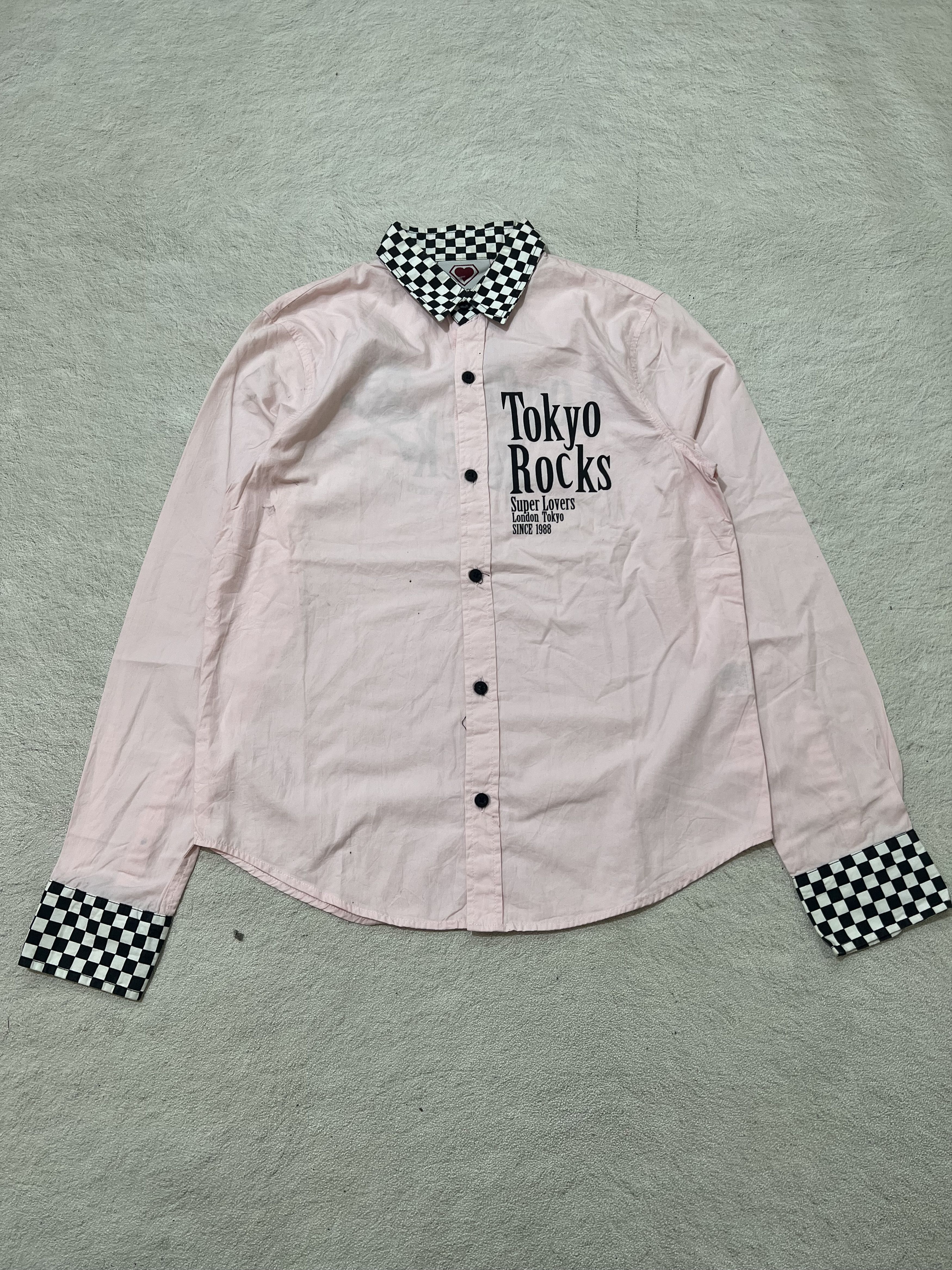 Japanese Brand 2000s Super Lovers Hysteric Cdg Poem Ls Shirt y2k Lgb Ifsix Size US S / EU 44-46 / 1 - 1 Thumbnail