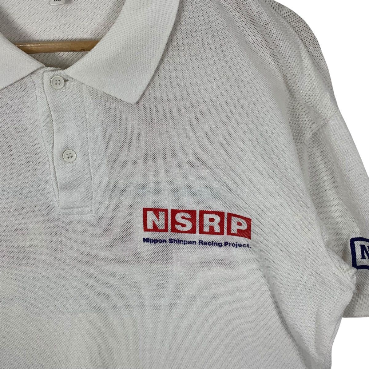 Vintage Vintage NIPPON SHINPAN RACING PROJECT NSRP Polo Tee Shirt Size US L / EU 52-54 / 3 - 6 Thumbnail