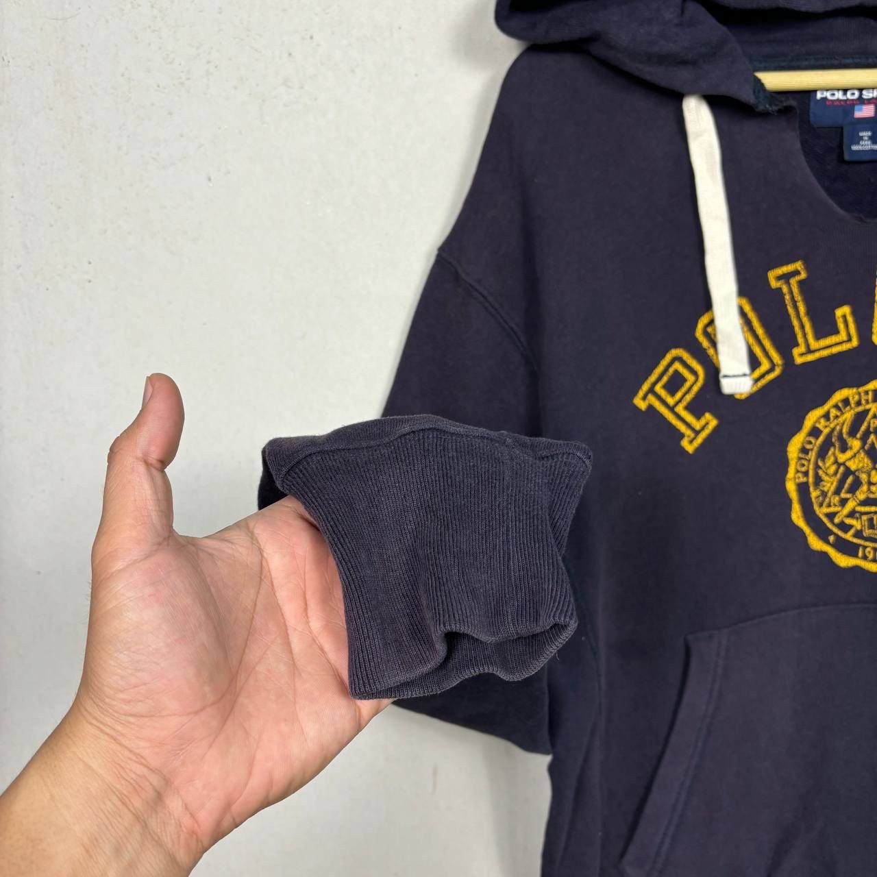 Polo Ralph Lauren 90s Polo Sport Ralph Lauren Spellout Crest Hoodie Purple M Size US M / EU 48-50 / 2 - 8 Thumbnail