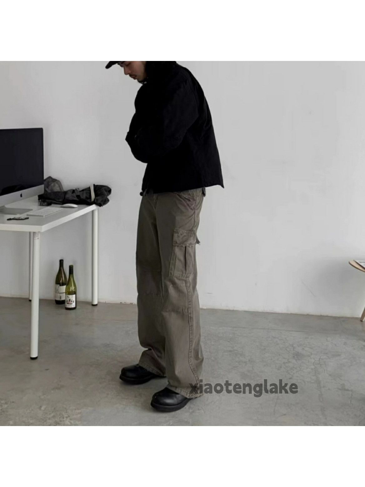 Designer × Vintage washed faded cleanfit utility yuppie military cargo pants Size US 34 / EU 50 - 1 Thumbnail