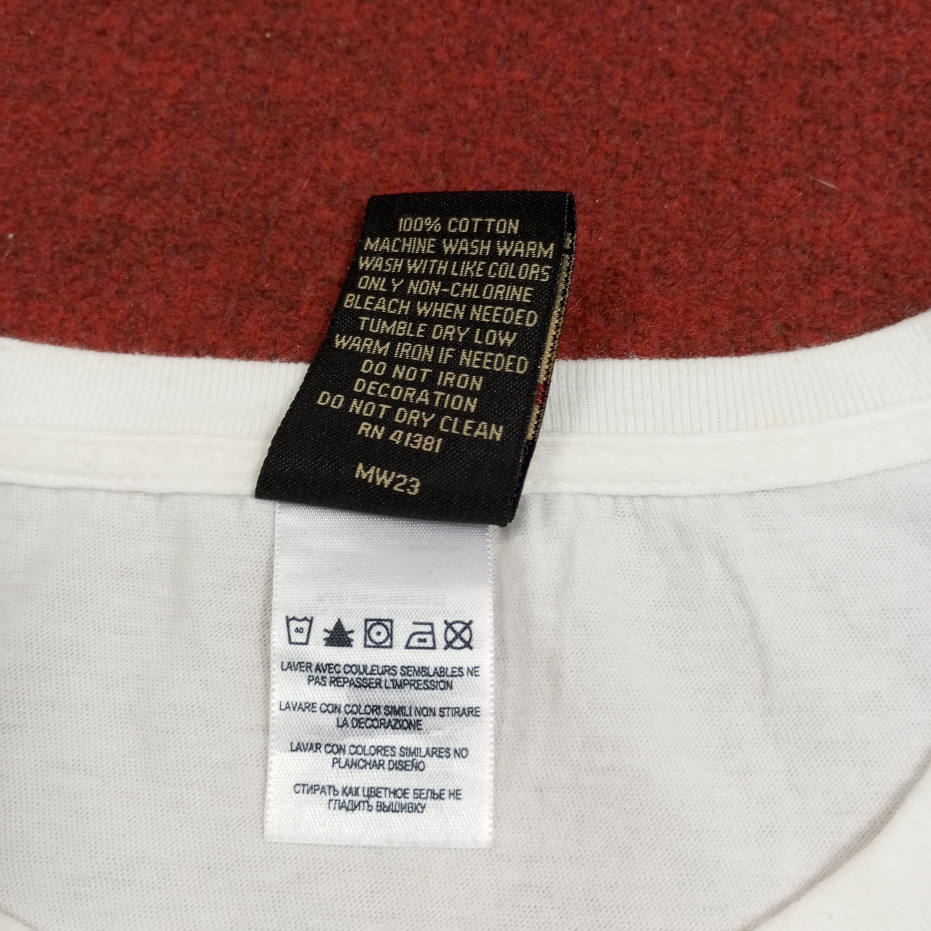 RRL Ralph Lauren × Ralph Lauren × Vintage RRL Ralph Lauren Fashion Brand Center Logo Design Tshirt Size US S / EU 44-46 / 1 - 8 Thumbnail