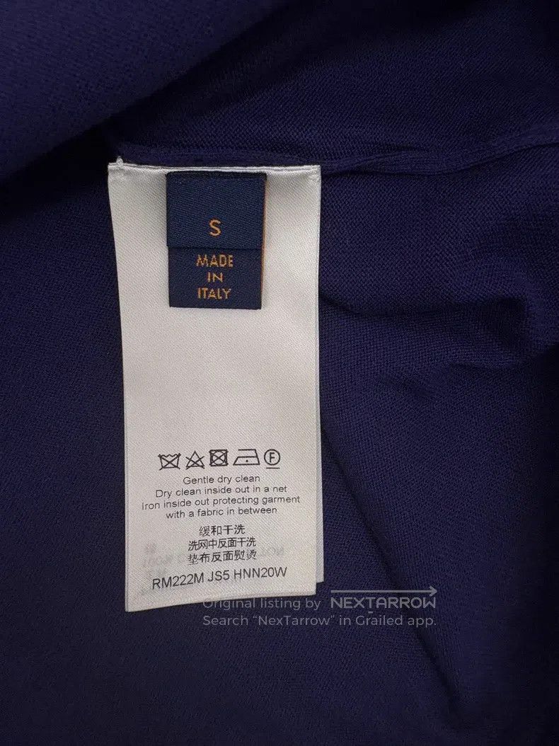 Louis Vuitton Louis Vuitton Blue and purple knitted short sleeve Size US S / EU 44-46 / 1 - 6 Thumbnail
