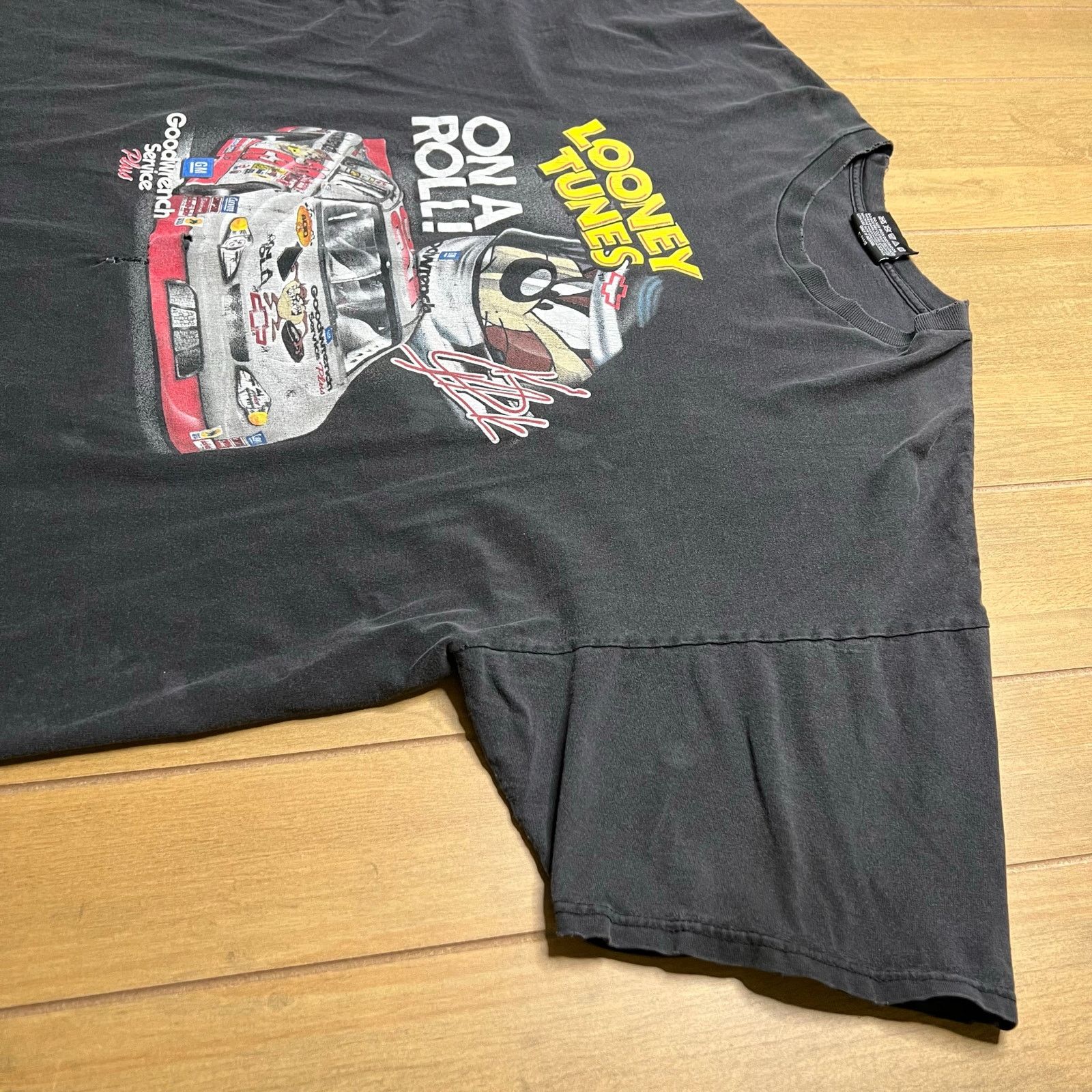 Chase Authentics Vintage 90s Kevin Harvick T Shirt 2XL Black Looney Tunes Size US XXL / EU 58 / 5 - 11 Thumbnail
