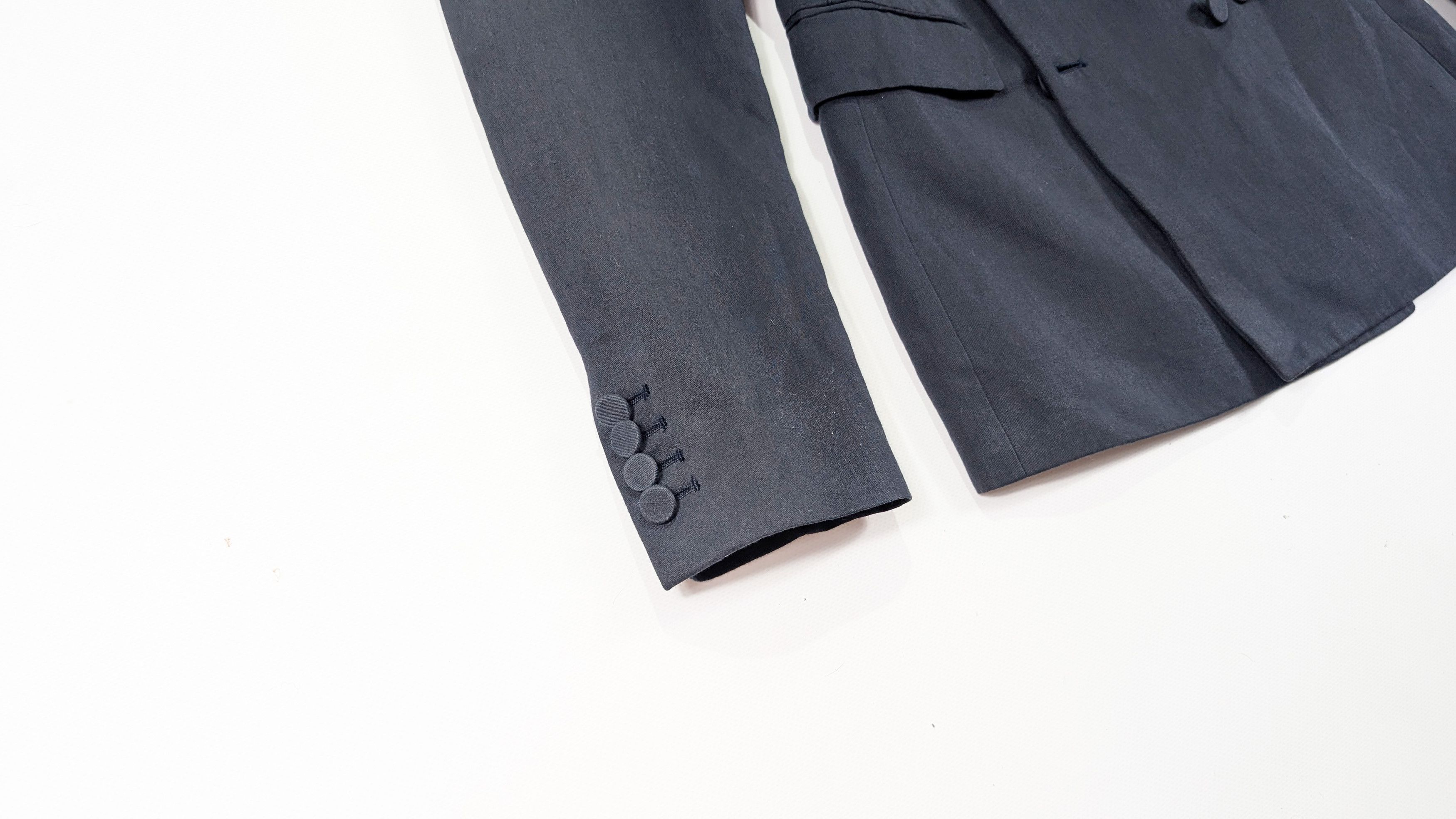 Allsaints AllSaints Elmore Double Breasted Linen Cotton Blazer Jacket Size 38R - 4 Thumbnail