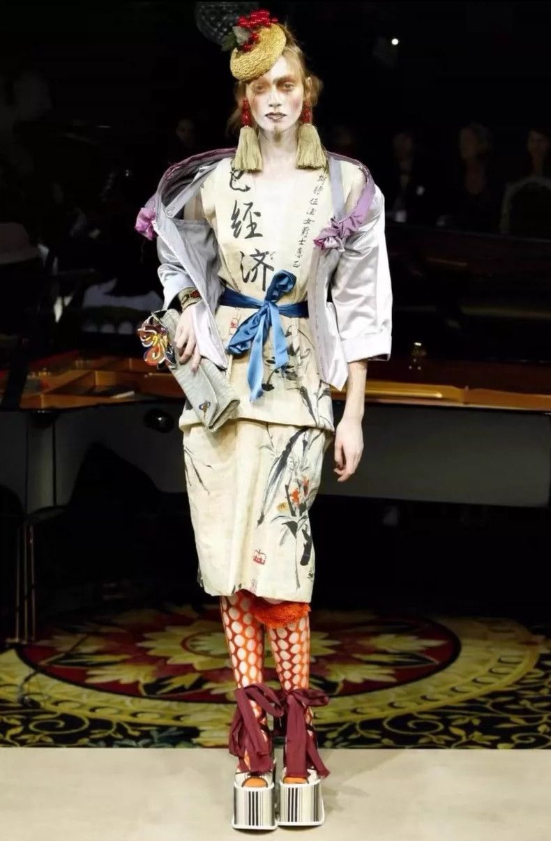Vivienne Westwood Vivienne Westwood Chinese Character Linen Dress Size M / US 6-8 / IT 42-44 - 3 Thumbnail