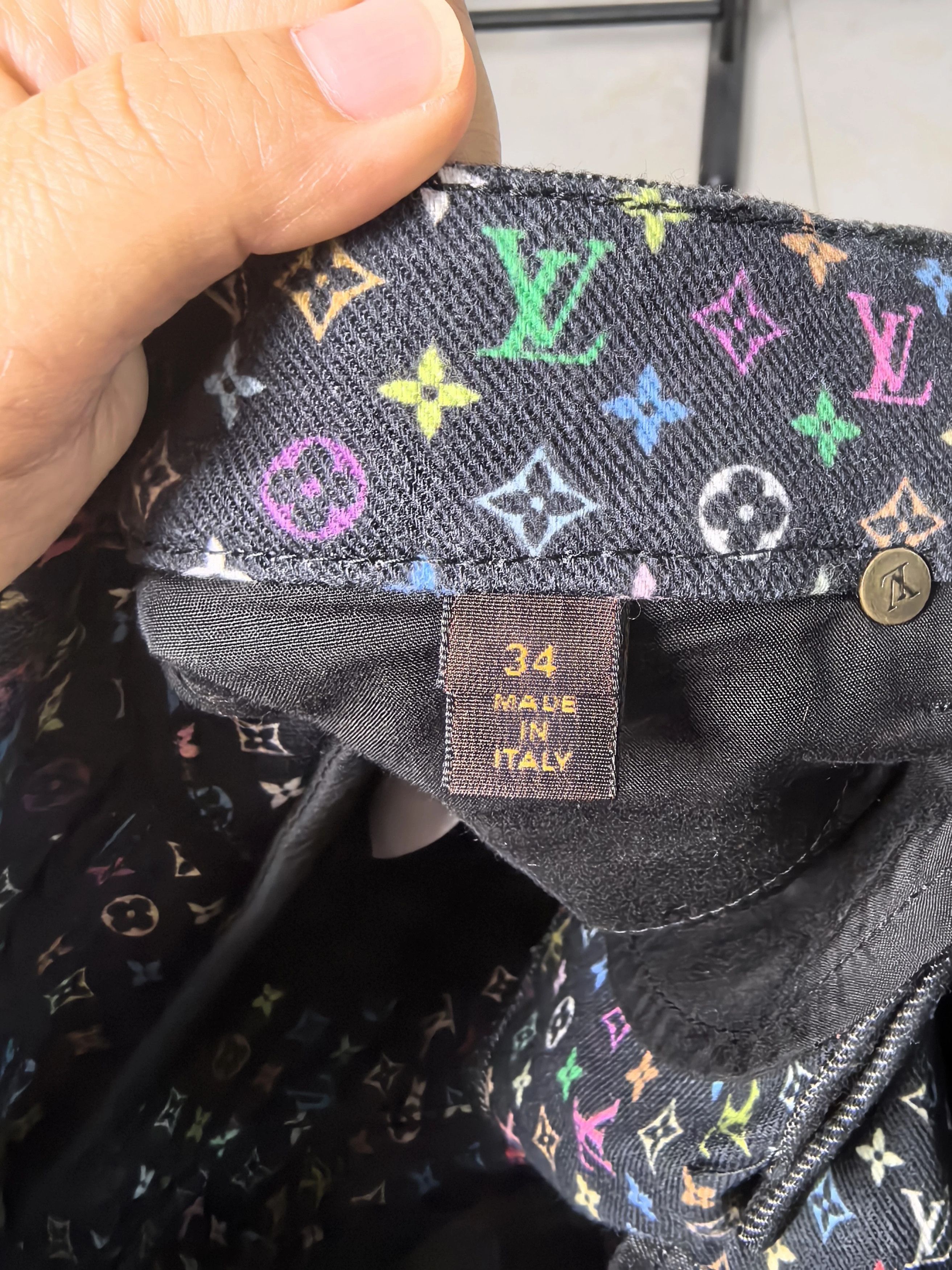 Louis Vuitton LV Black Tricolor Shorts 99 New Size 25" / US 0 / IT 36 - 3 Thumbnail