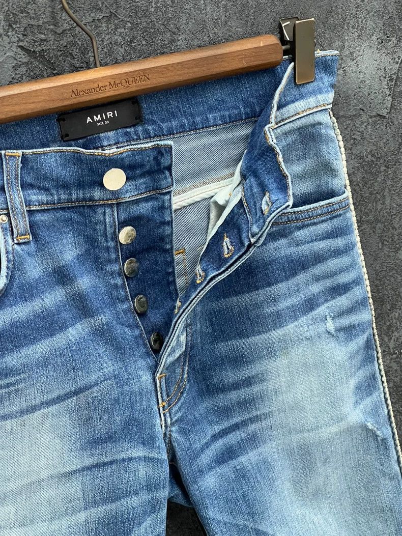 Amiri Amiri blue destroyed jeans Size US 30 / EU 46 - 5 Thumbnail