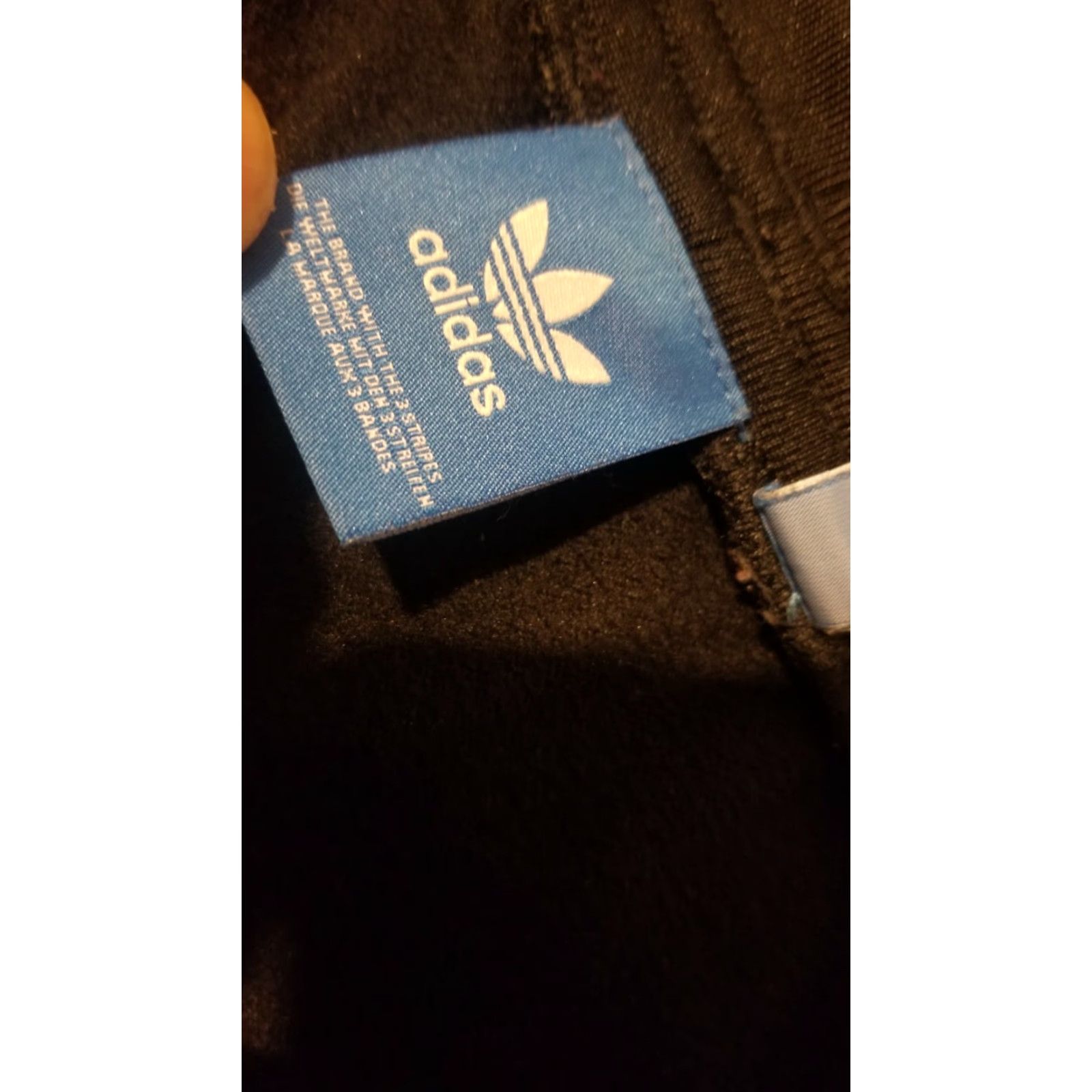 Adidas adidas Pants L Large Black Athletic Jogger Men Size US 33 - 6 Thumbnail