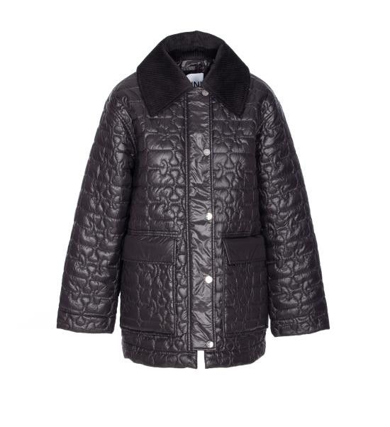 Ganni GANNI Women Jackets W0343 252 Black Size S / US 4 / IT 40 - 1 Thumbnail